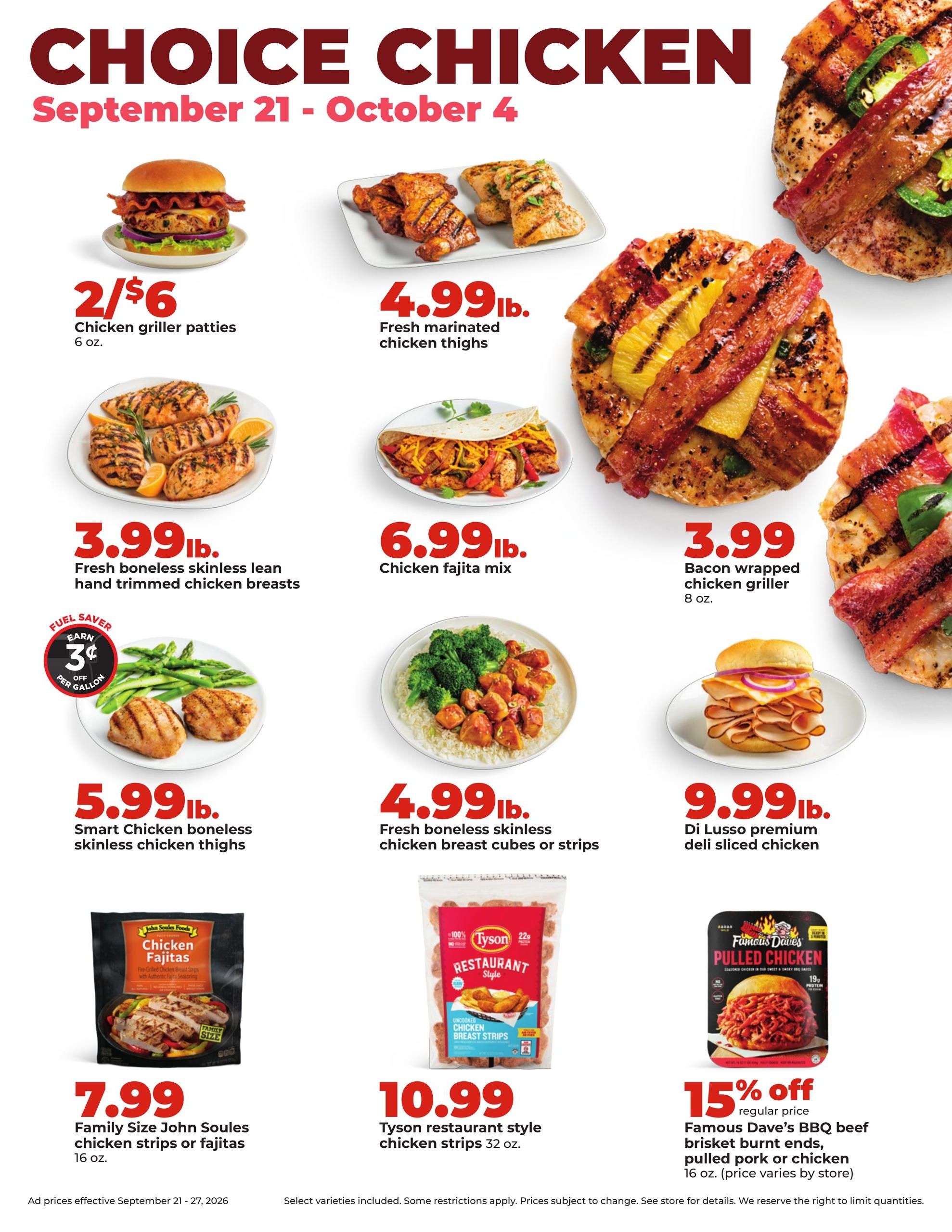 Hy-Vee (Pocahontas Area, IA) Weekly Ad September 21 - 27, 2026