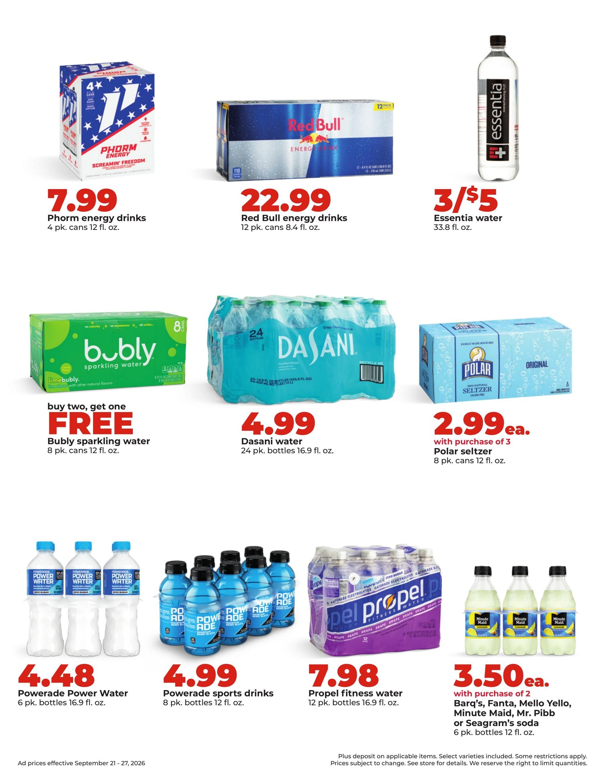 Hy-Vee (Pocahontas Area, IA) Weekly Ad September 21 - 27, 2026