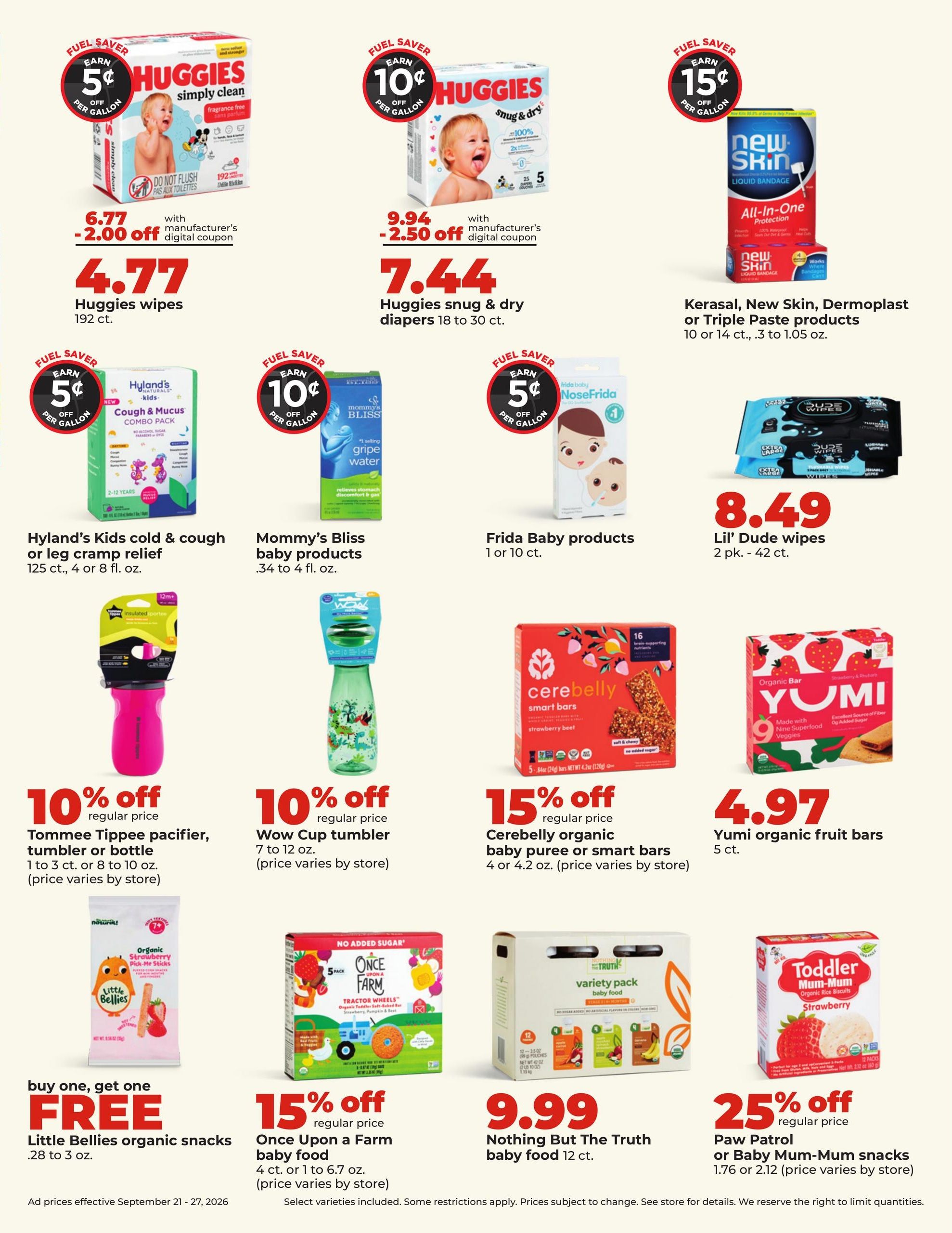Hy-Vee (Pocahontas Area, IA) Weekly Ad September 21 - 27, 2026