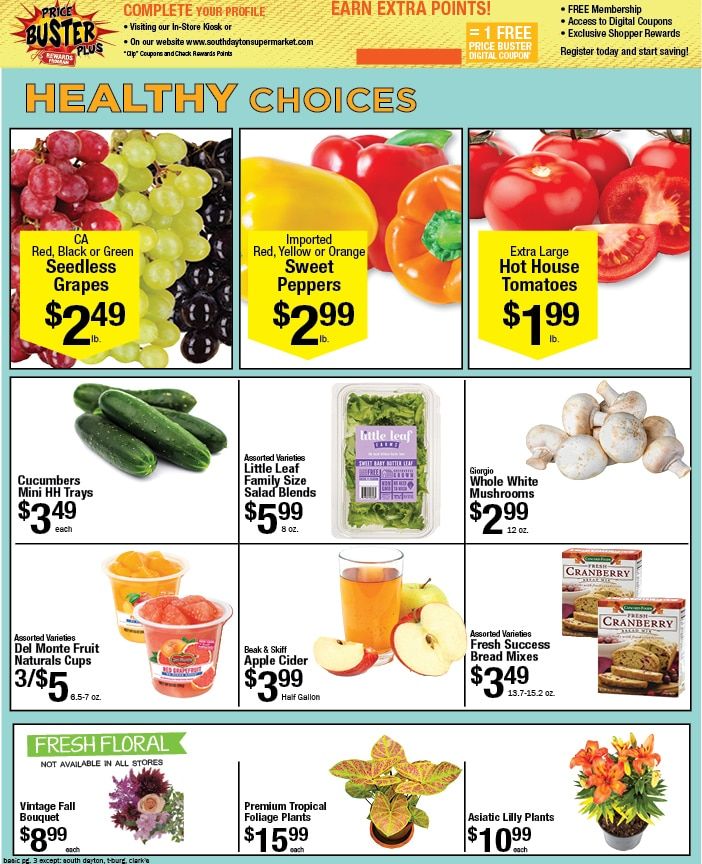South Dayton Supermarket Weekly Ad September 21 - 27, 2026