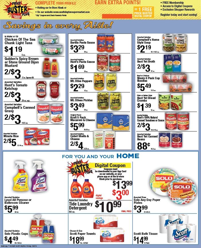 South Dayton Supermarket Weekly Ad September 21 - 27, 2026