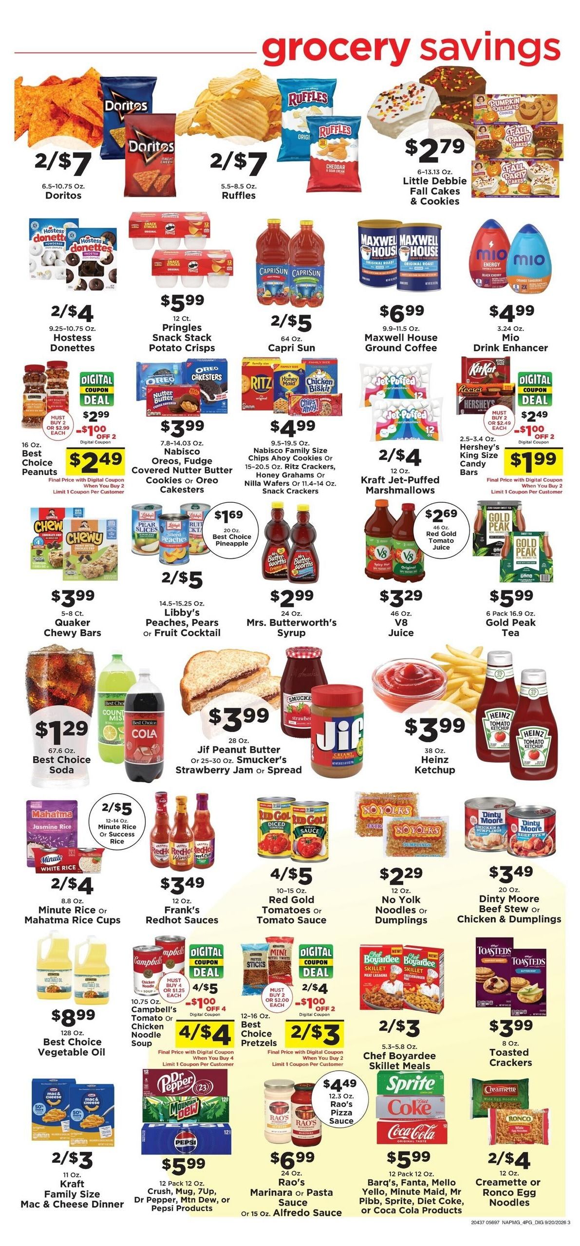 Big John Weekly Ad September 21 - 27, 2026