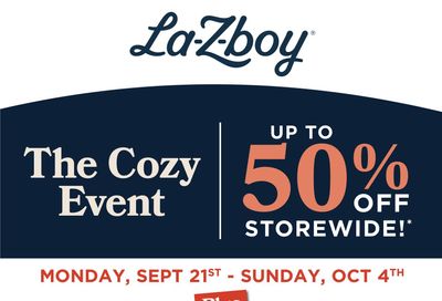 La-Z-Boy (GTA) Flyer September 21 to October 4