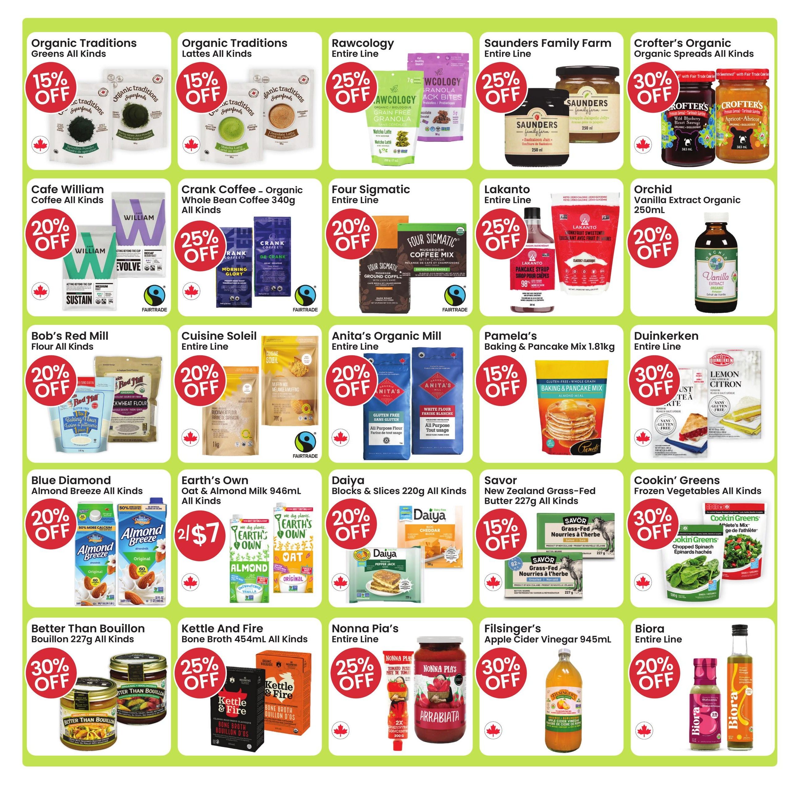 Healthy Planet Flyer September 22 to October 14