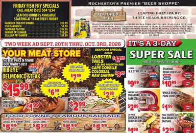 Food Towne Market Weekly Ad September 20 - October 3, 2026