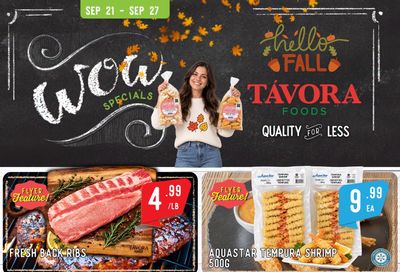 Tavora Foods Flyer September 21 to 27