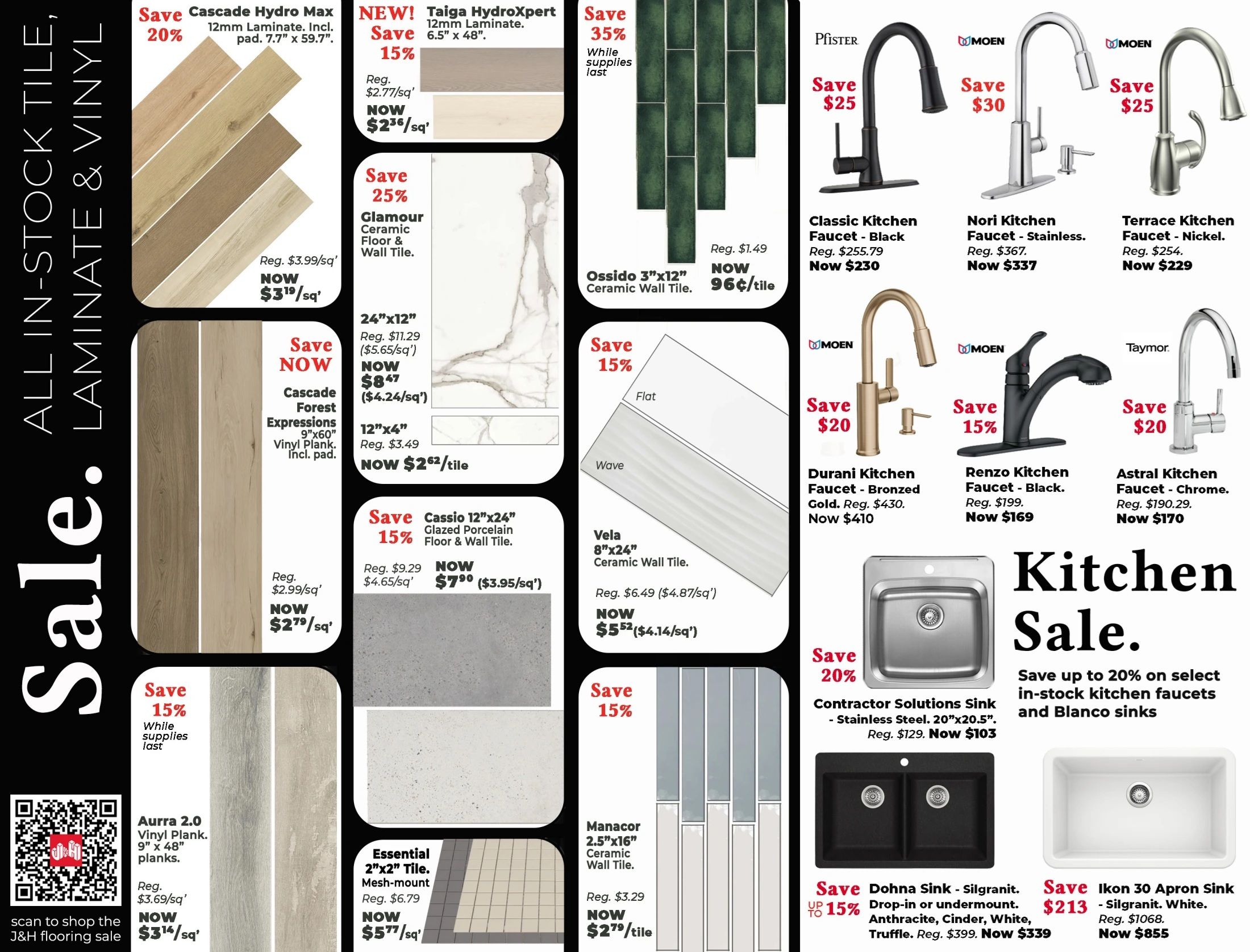 J&H Builder's Warehouse Flyer September 21 to October 31