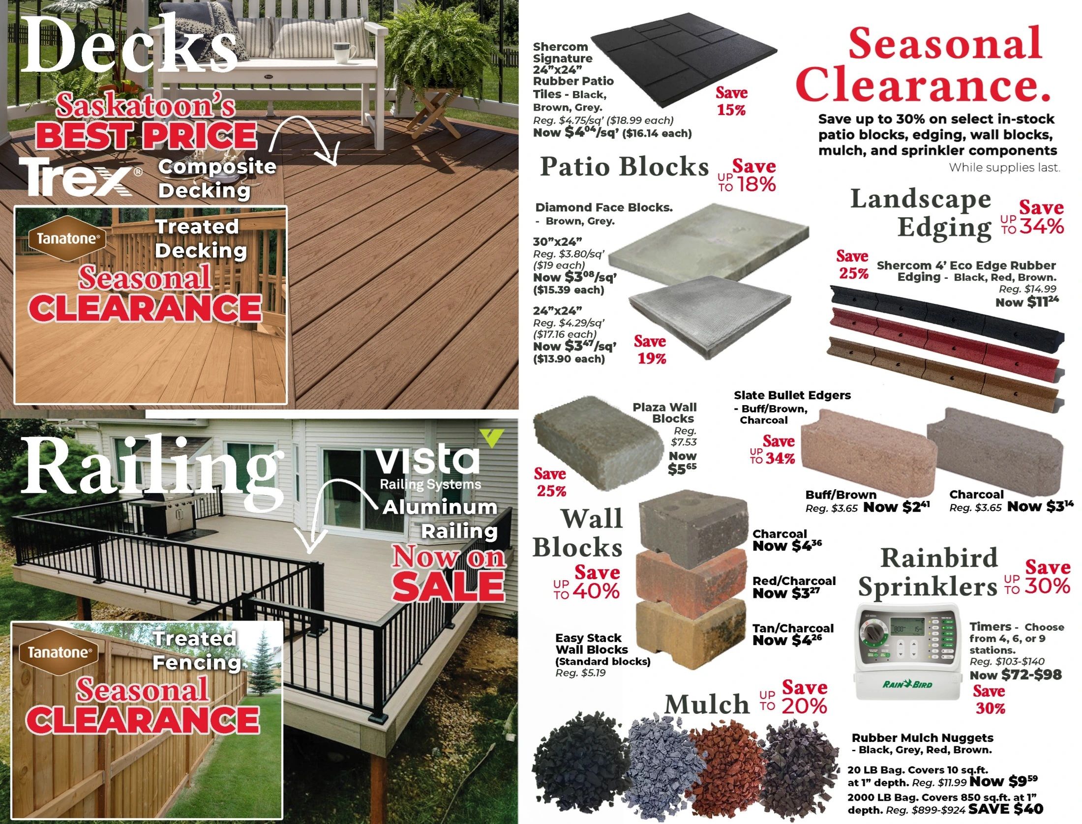 J&H Builder's Warehouse Flyer September 21 to October 31