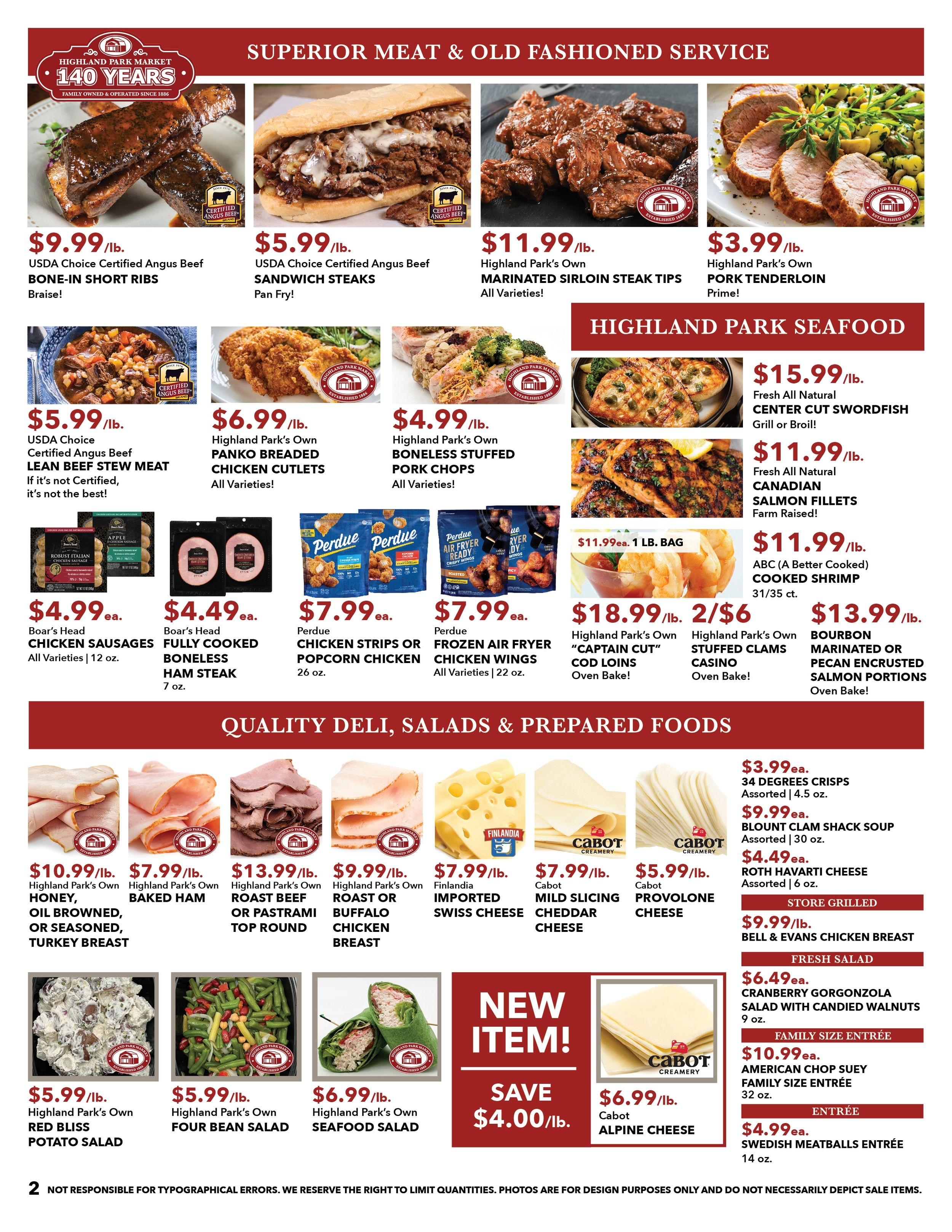 Highland Park Market Weekly Ad September 27 - October 3, 2026