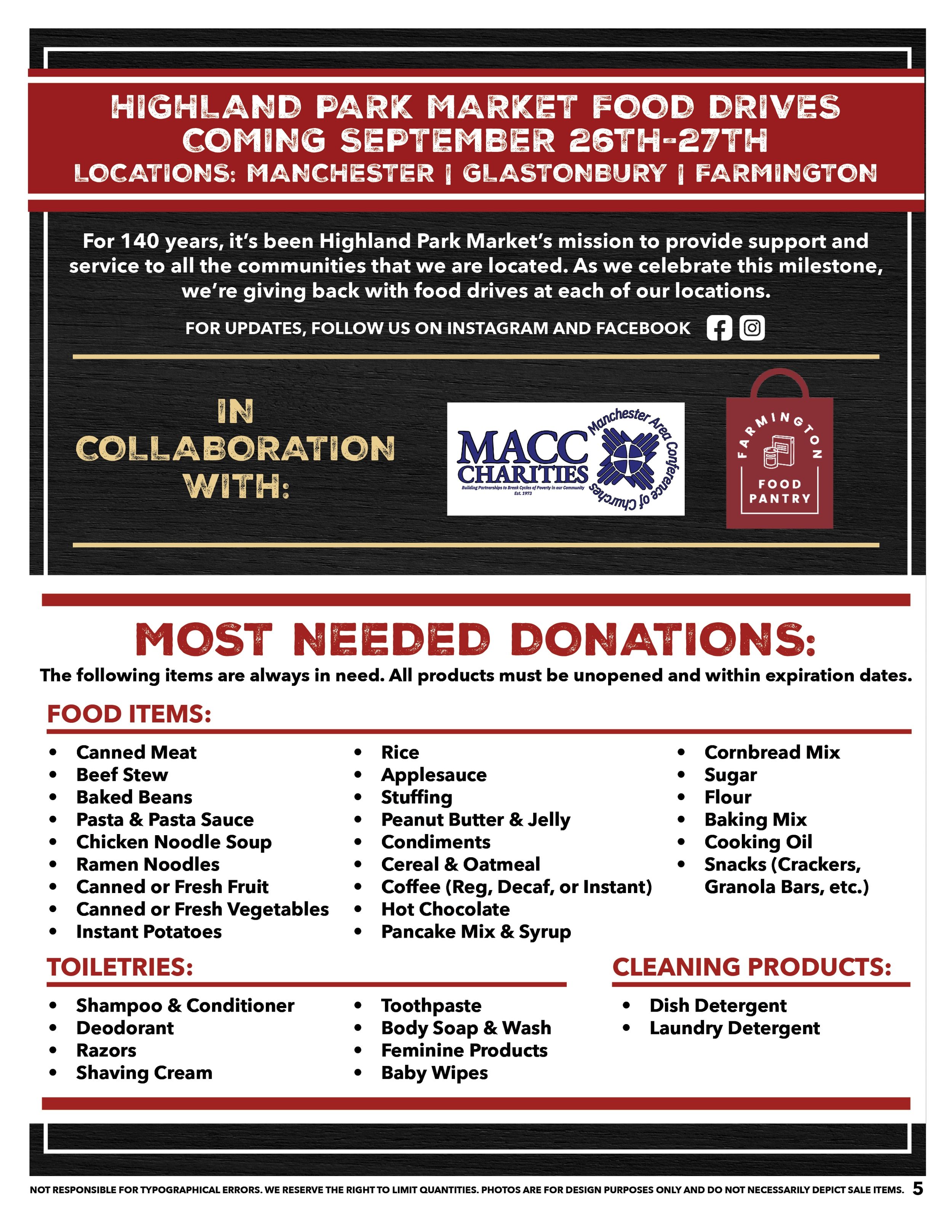 Highland Park Market Weekly Ad September 27 - October 3, 2026