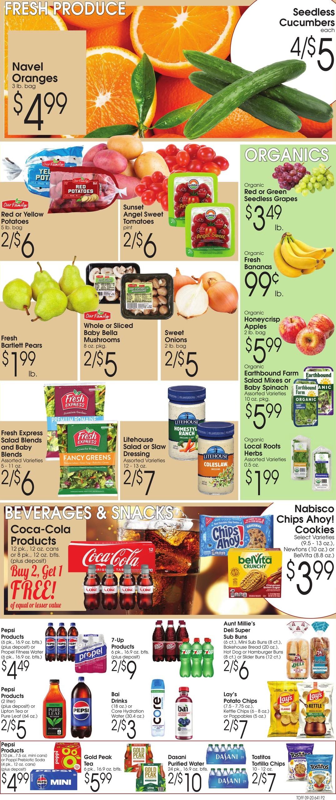 Olesons Farm Fresh Markets Weekly Ad September 20 - 26, 2026