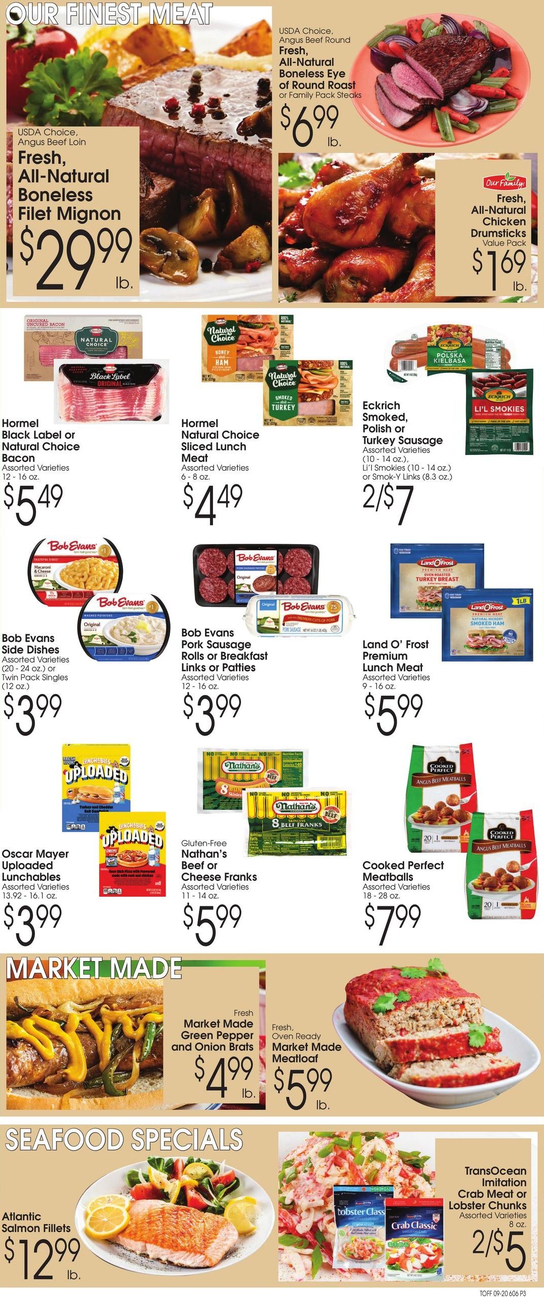 Olesons Farm Fresh Markets Weekly Ad September 20 - 26, 2026
