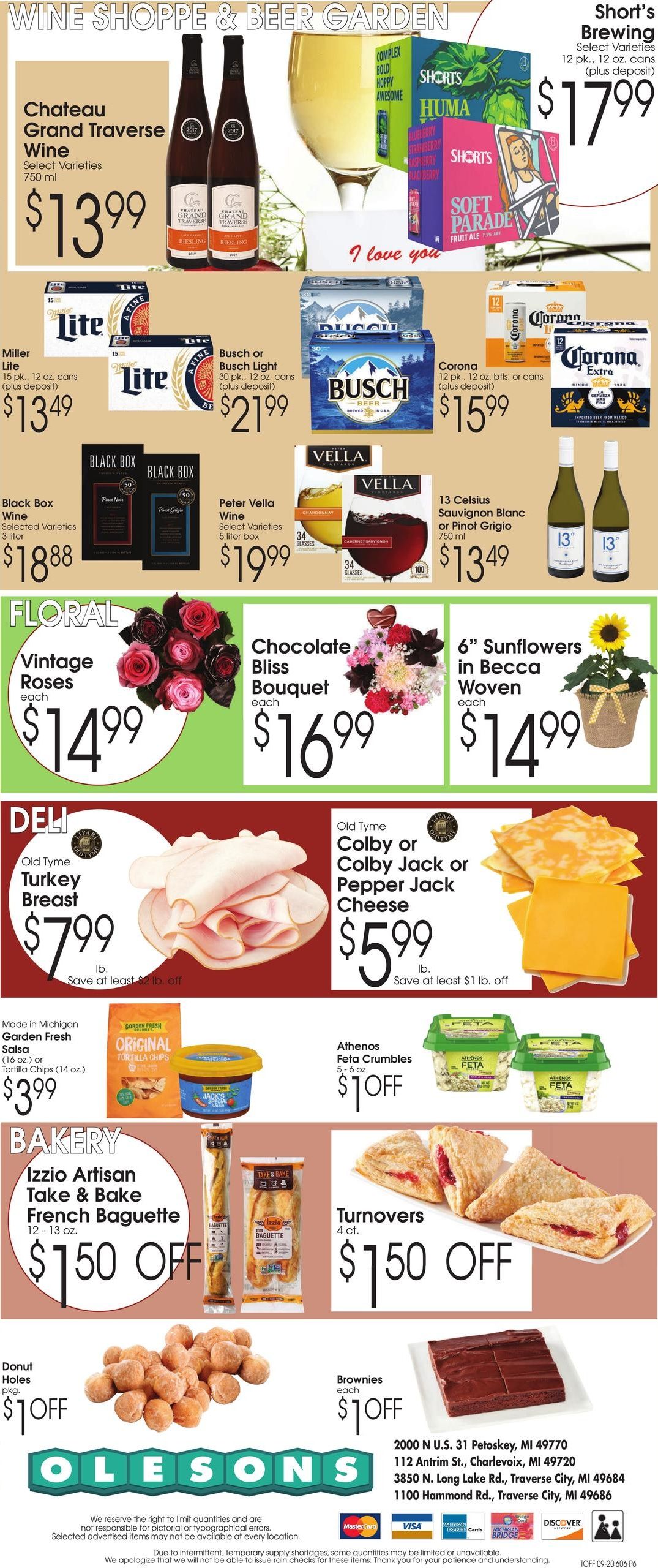 Olesons Farm Fresh Markets Weekly Ad September 20 - 26, 2026