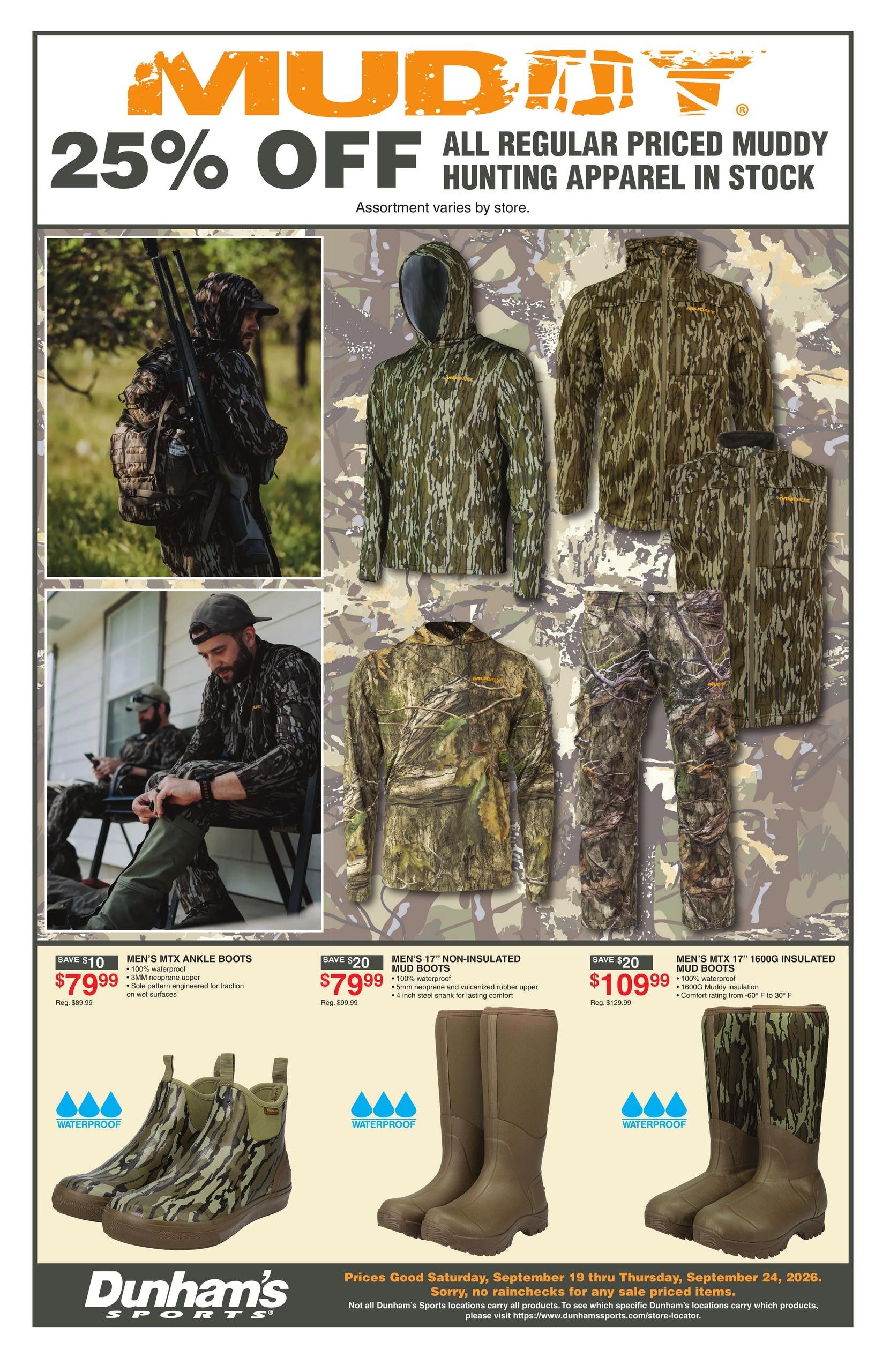 Dunham's Sports (Billings-Roundup Area, MT) Weekly Ad September 19 - 24, 2026