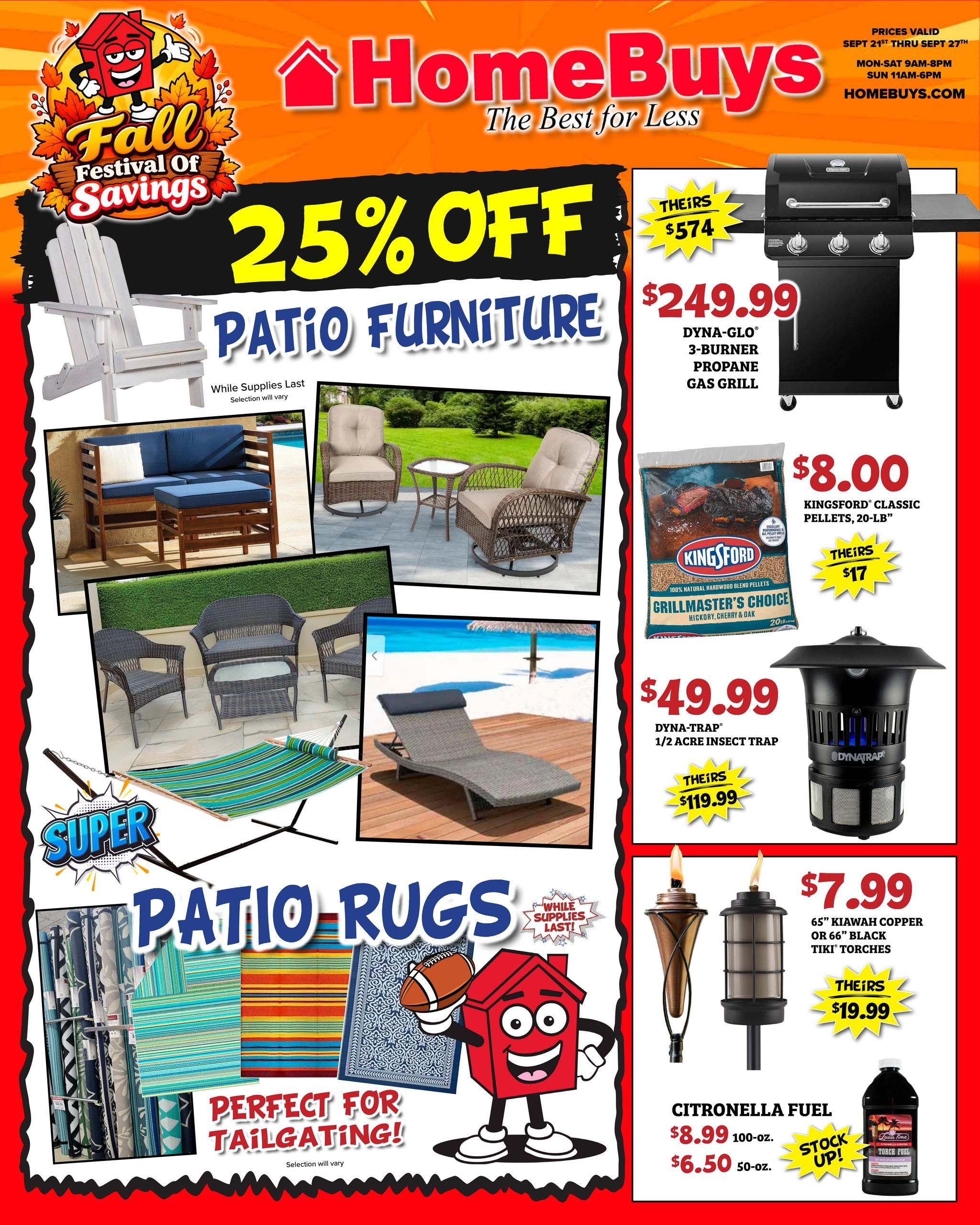 HomeBuys Weekly Ad September 21 - 27, 2026