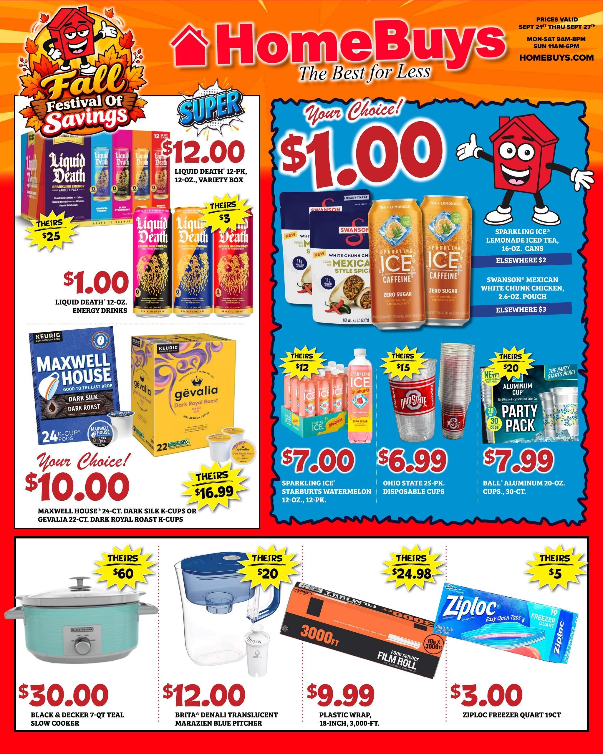 HomeBuys Weekly Ad September 21 - 27, 2026