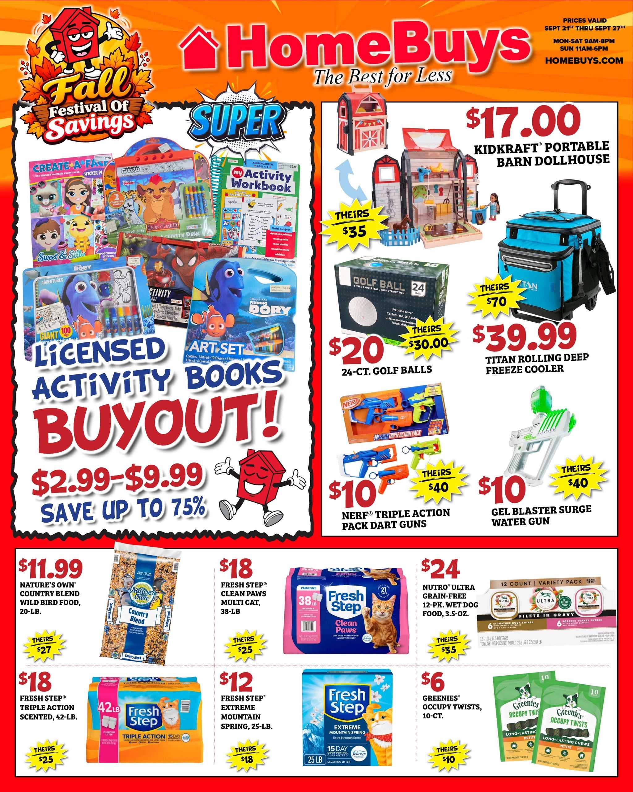 HomeBuys Weekly Ad September 21 - 27, 2026