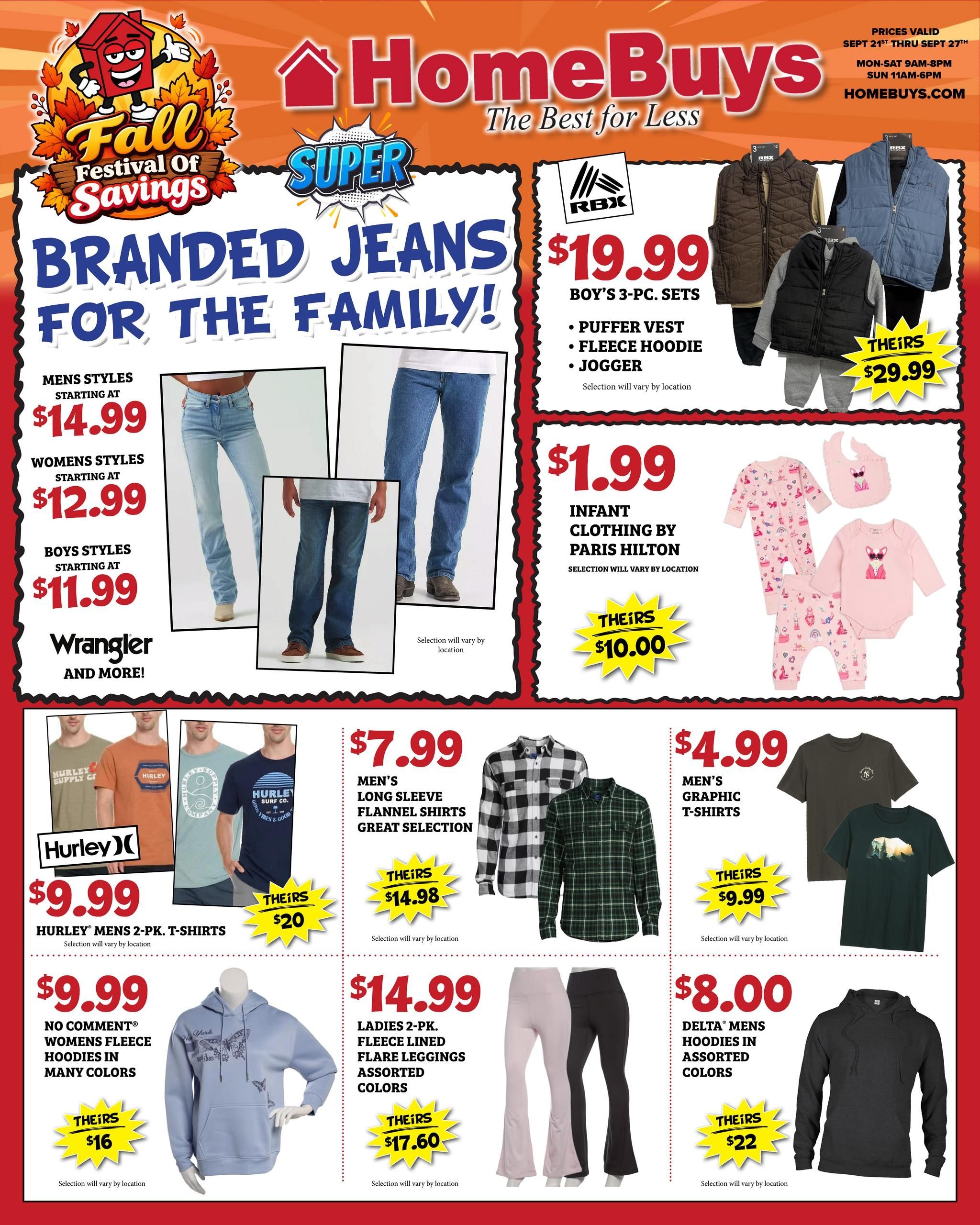 HomeBuys Weekly Ad September 21 - 27, 2026