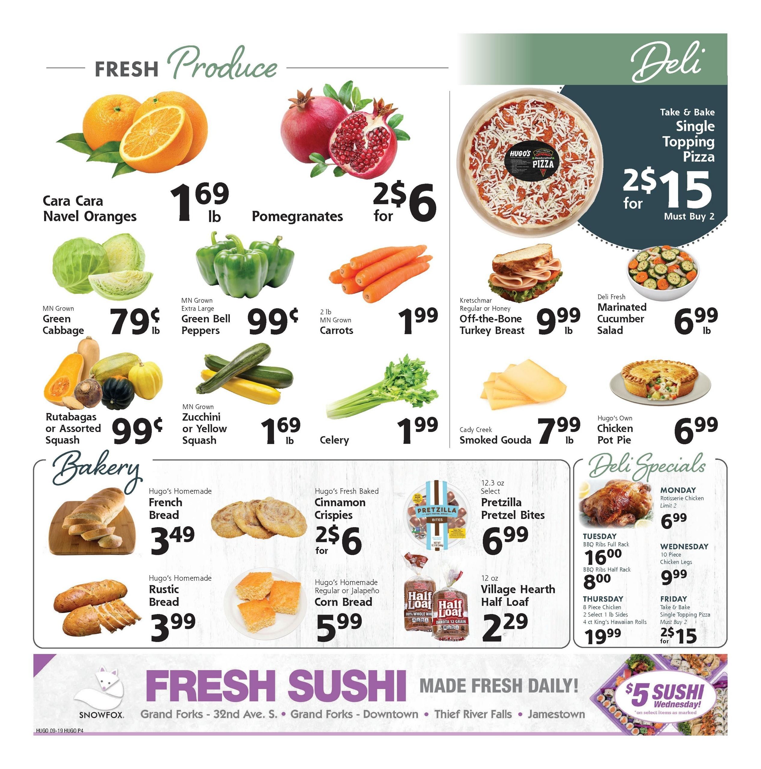 Hugo's Weekly Ad September 19 - 25, 2026