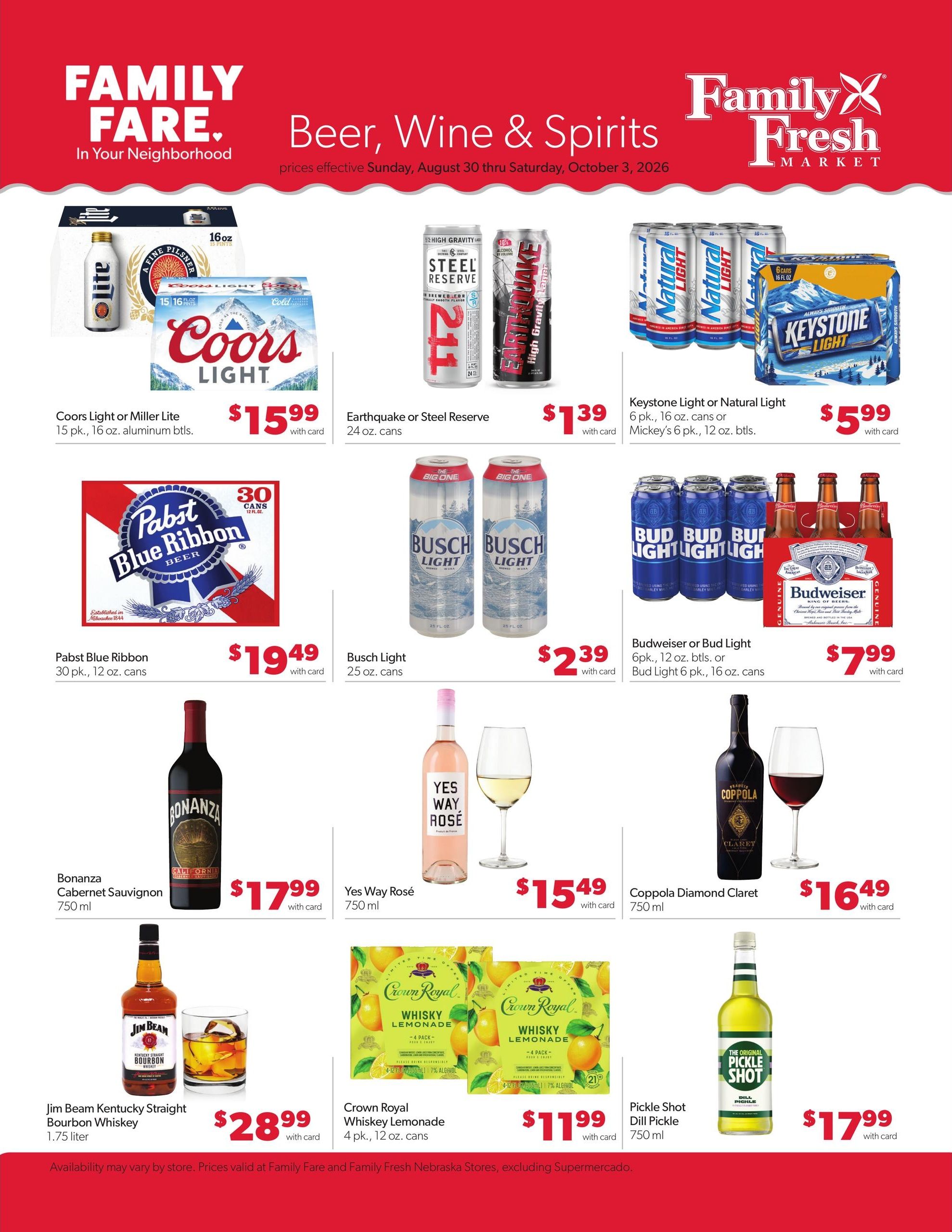 Family Fresh (Kearney Area, NE) Weekly Ad September 20 - 26, 2026