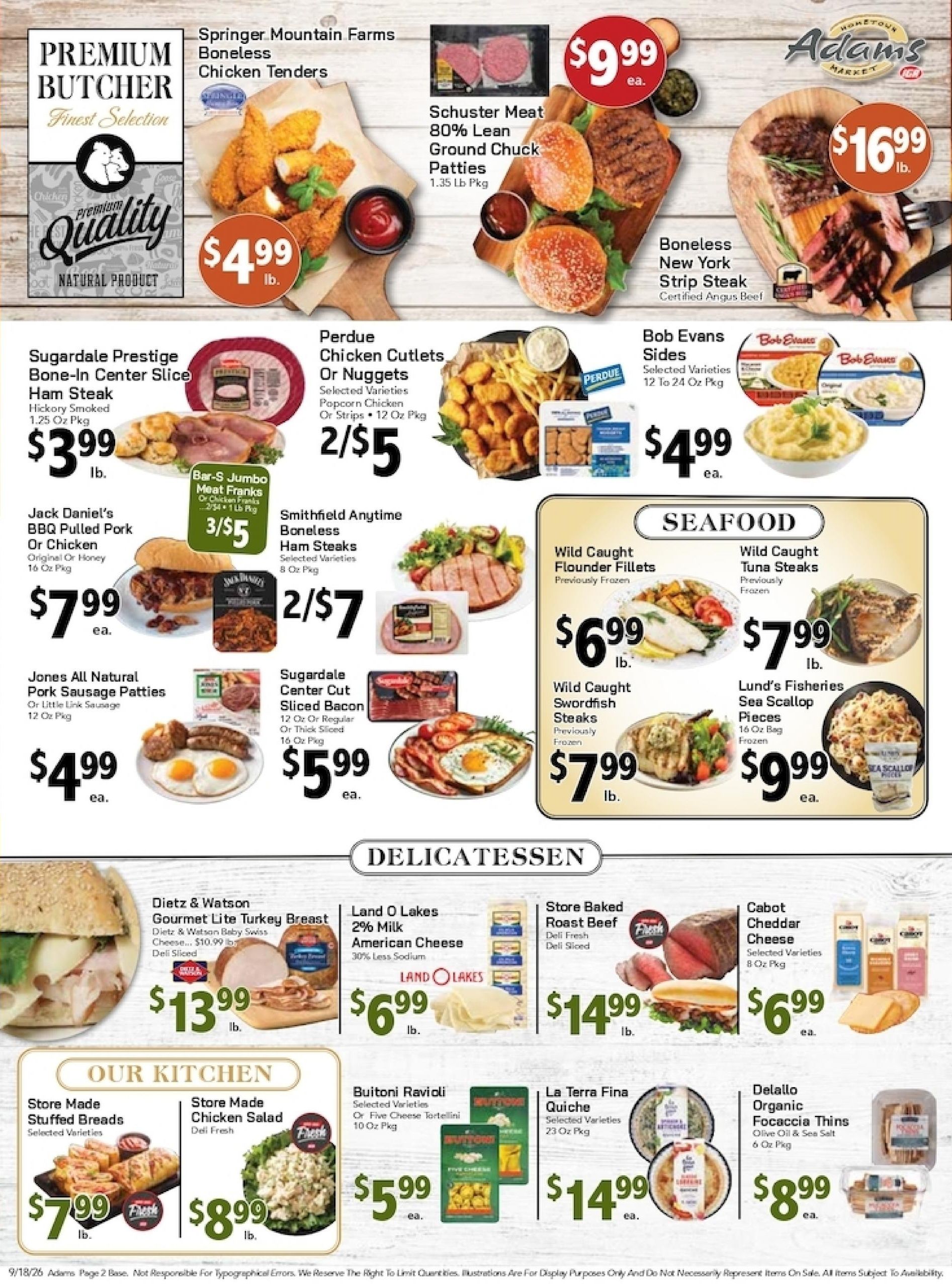 Tri-Town Foods Weekly Ad September 18 - 24, 2026
