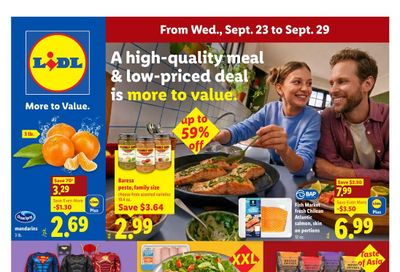 Lidl (Washington Area, DC) Weekly Ad September 23 - 29, 2026