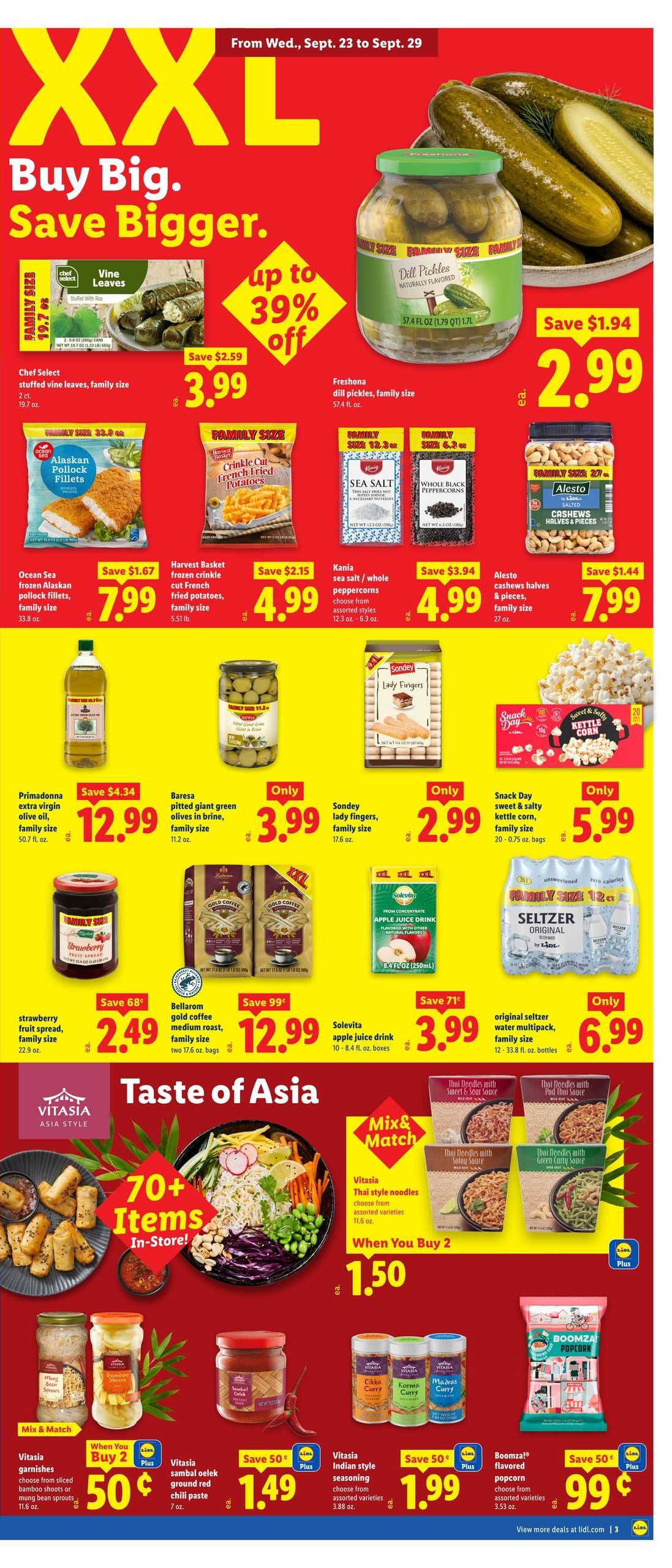 Lidl (Washington Area, DC) Weekly Ad September 23 - 29, 2026