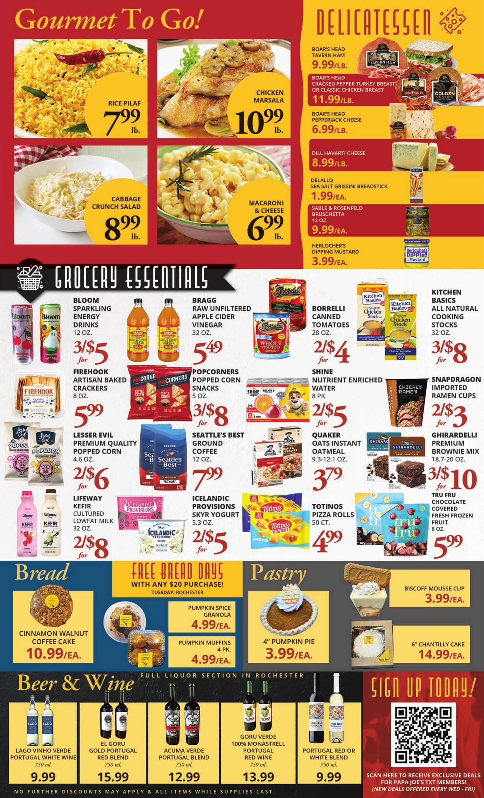 Papa Joe's Market Weekly Ad September 21 - 27, 2026
