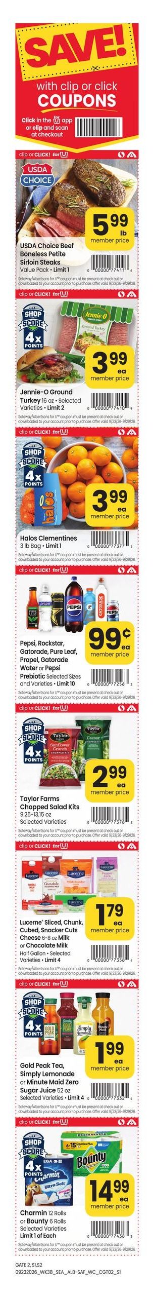 Albertsons (Moscow Area, ID) Weekly Ad September 23 - 29, 2026