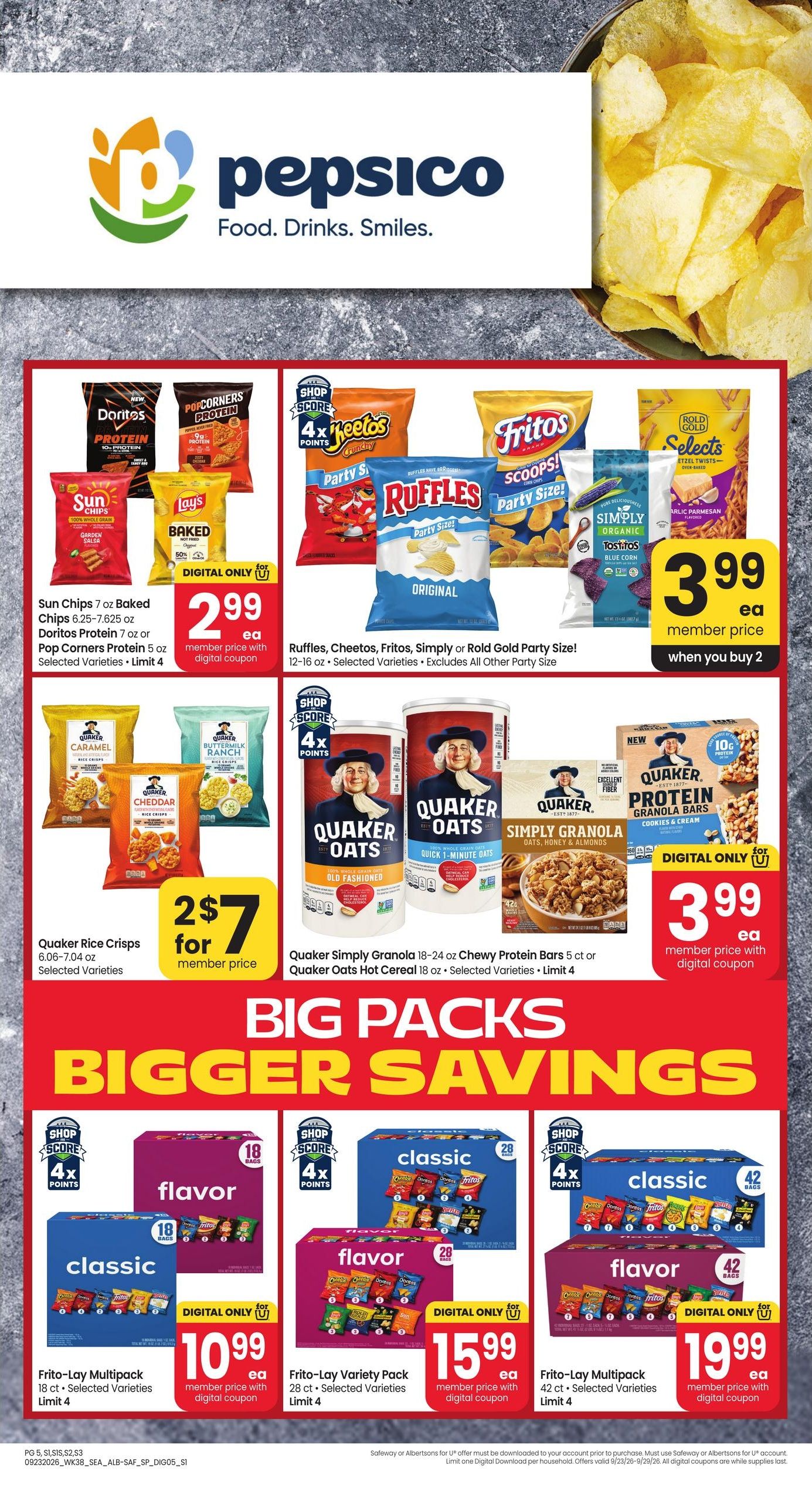 Albertsons (Moscow Area, ID) Weekly Ad September 23 - 29, 2026