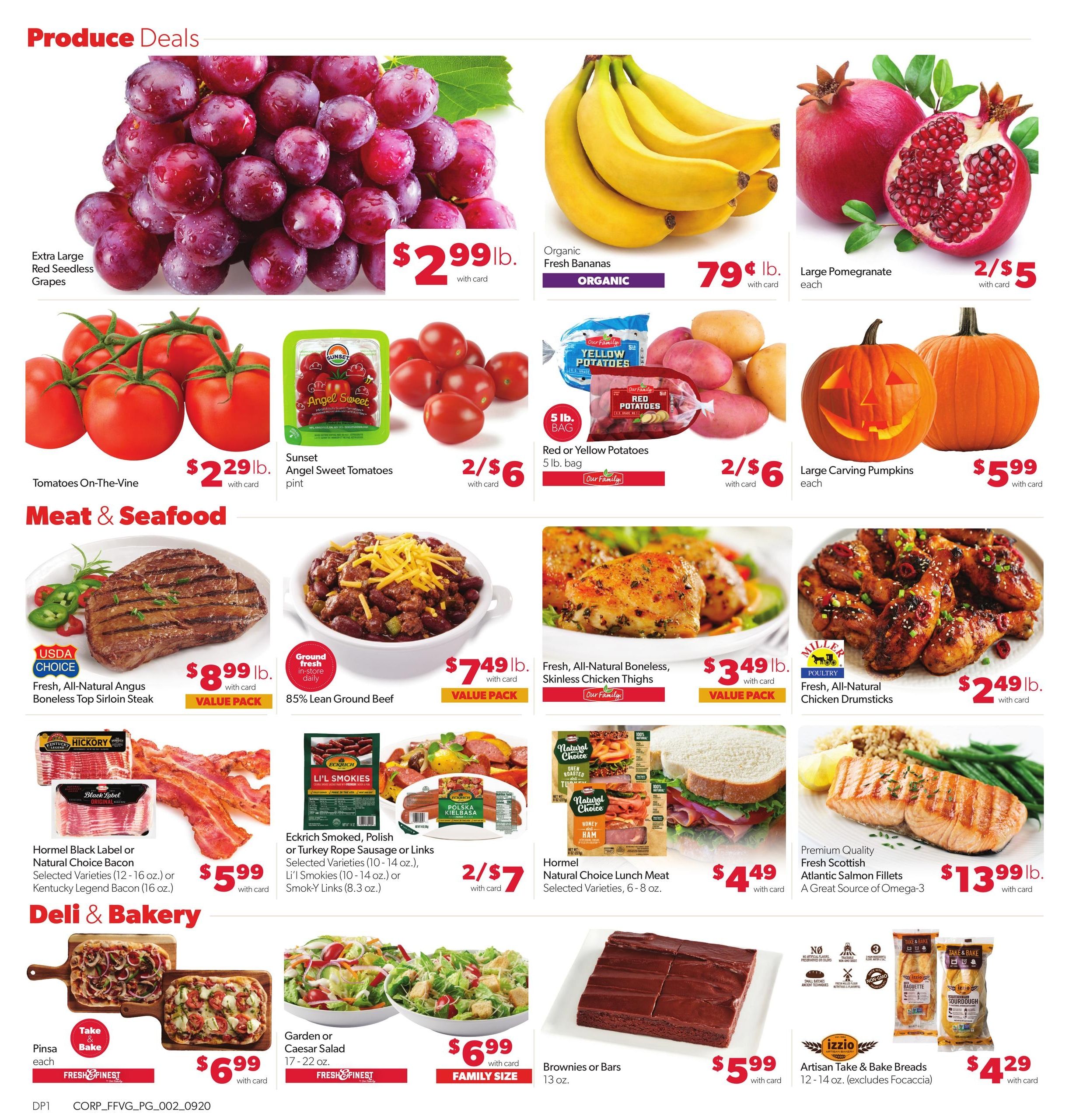 VG's Grocery Weekly Ad September 20 - 26, 2026