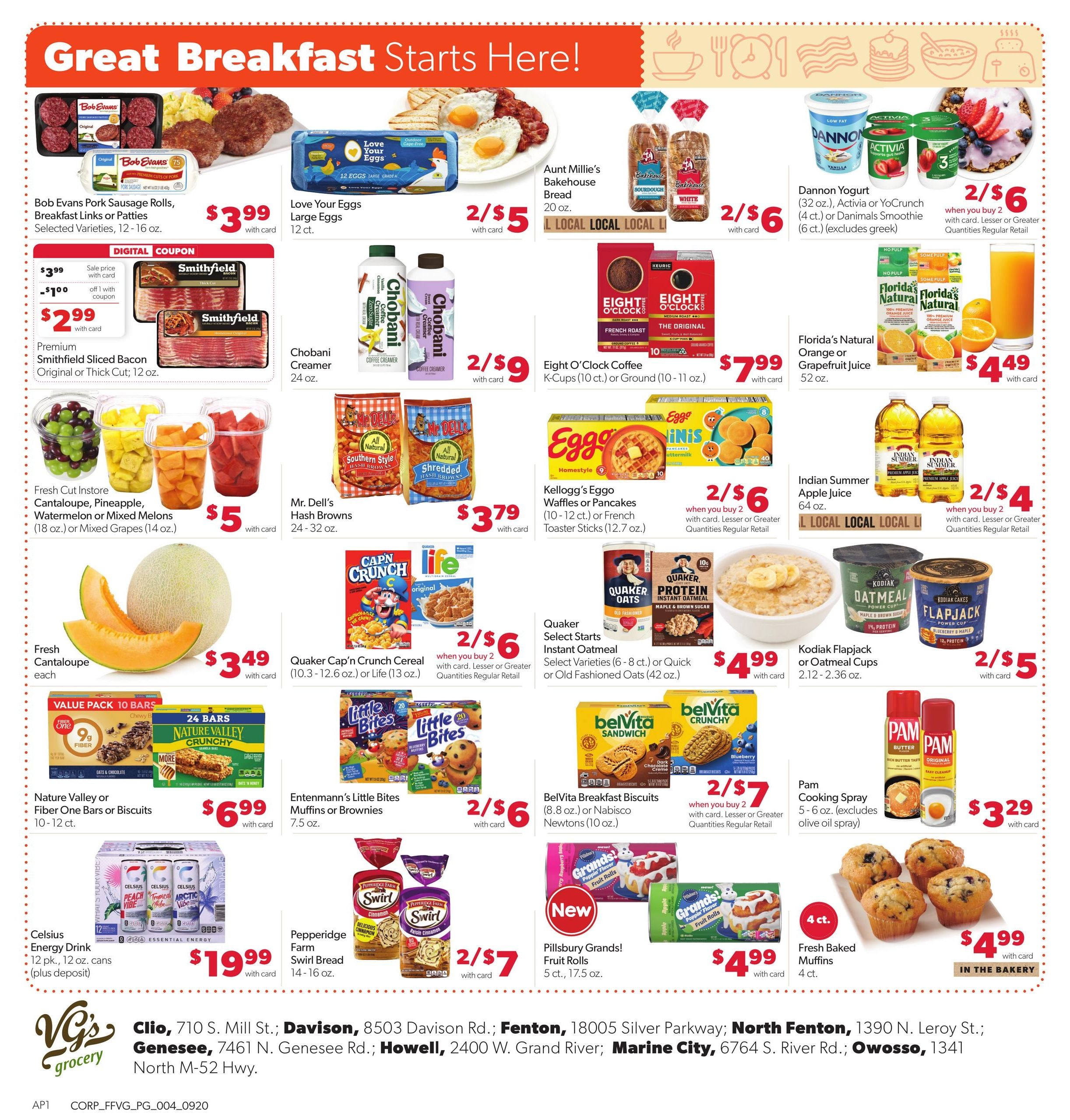 VG's Grocery Weekly Ad September 20 - 26, 2026