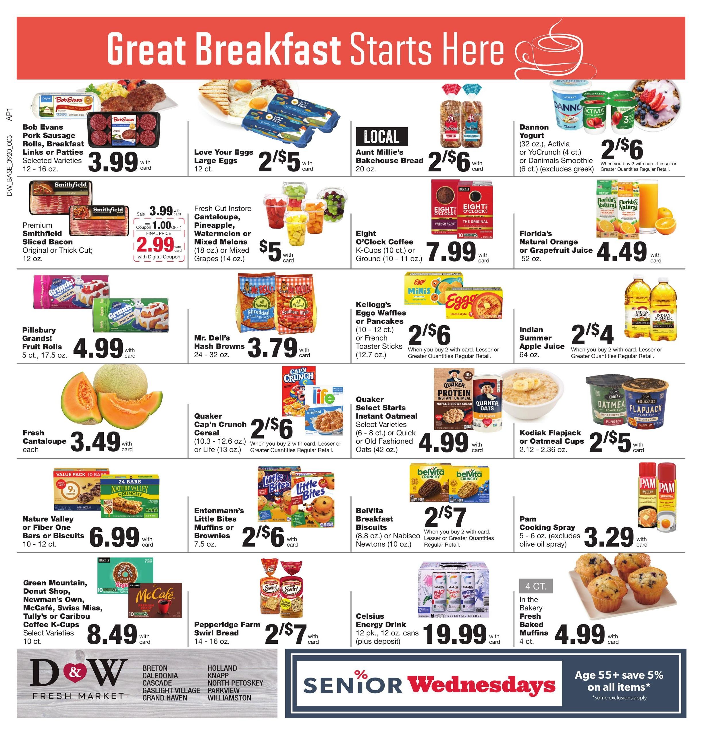 D&W Fresh Market Weekly Ad September 20 - 26, 2026