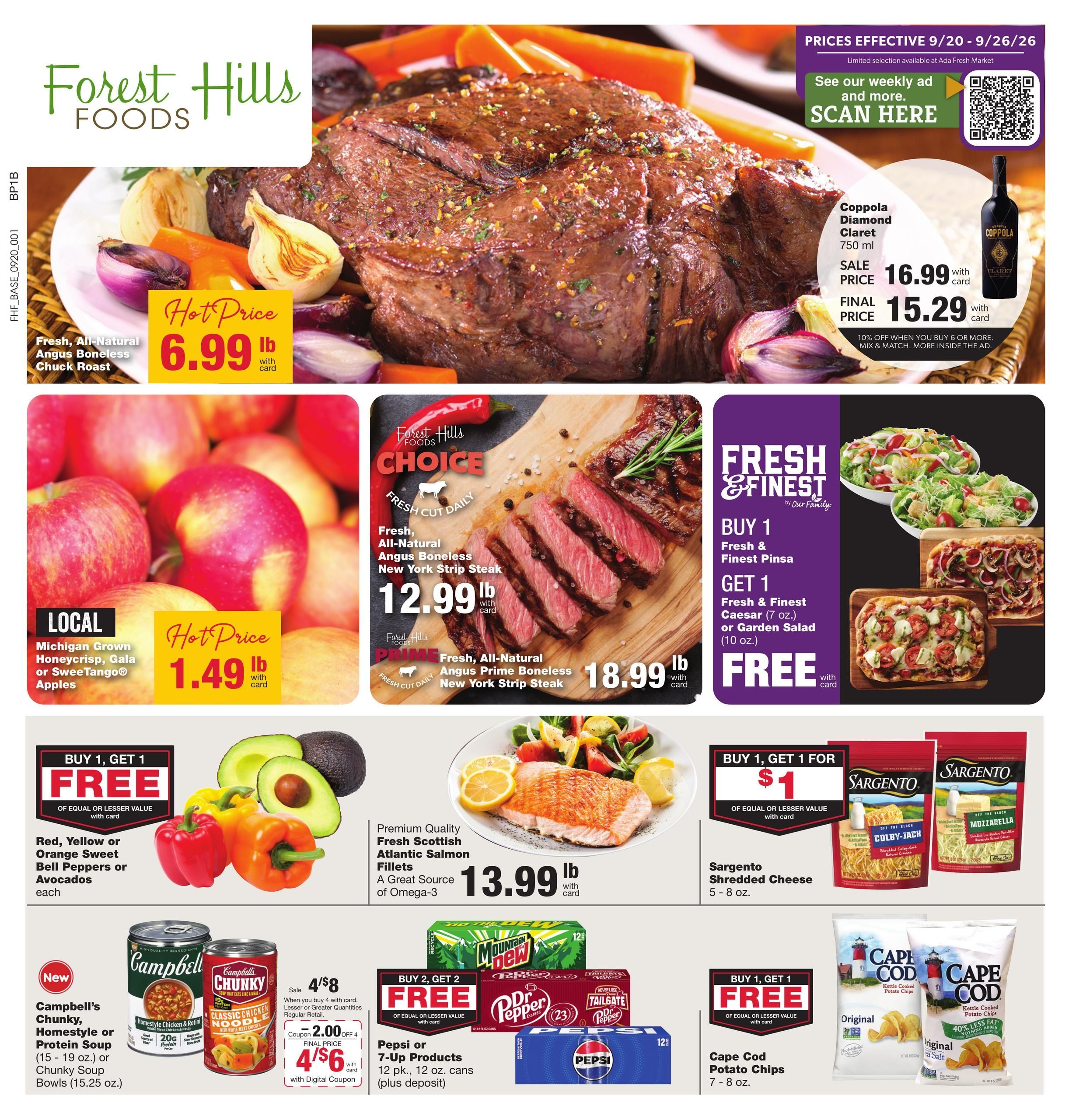 Forest Hills Foods Weekly Ad September 20 - 26, 2026