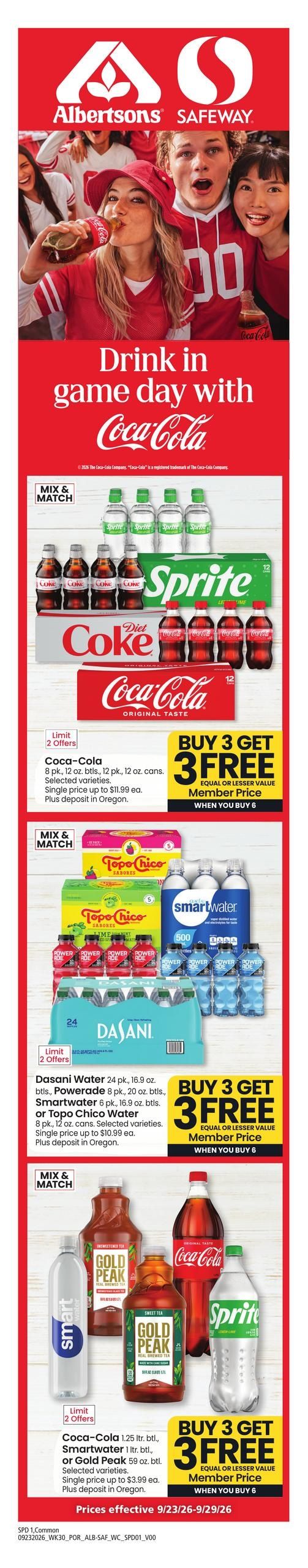 Albertsons (Adams Area, OR) Weekly Ad September 23 - 29, 2026