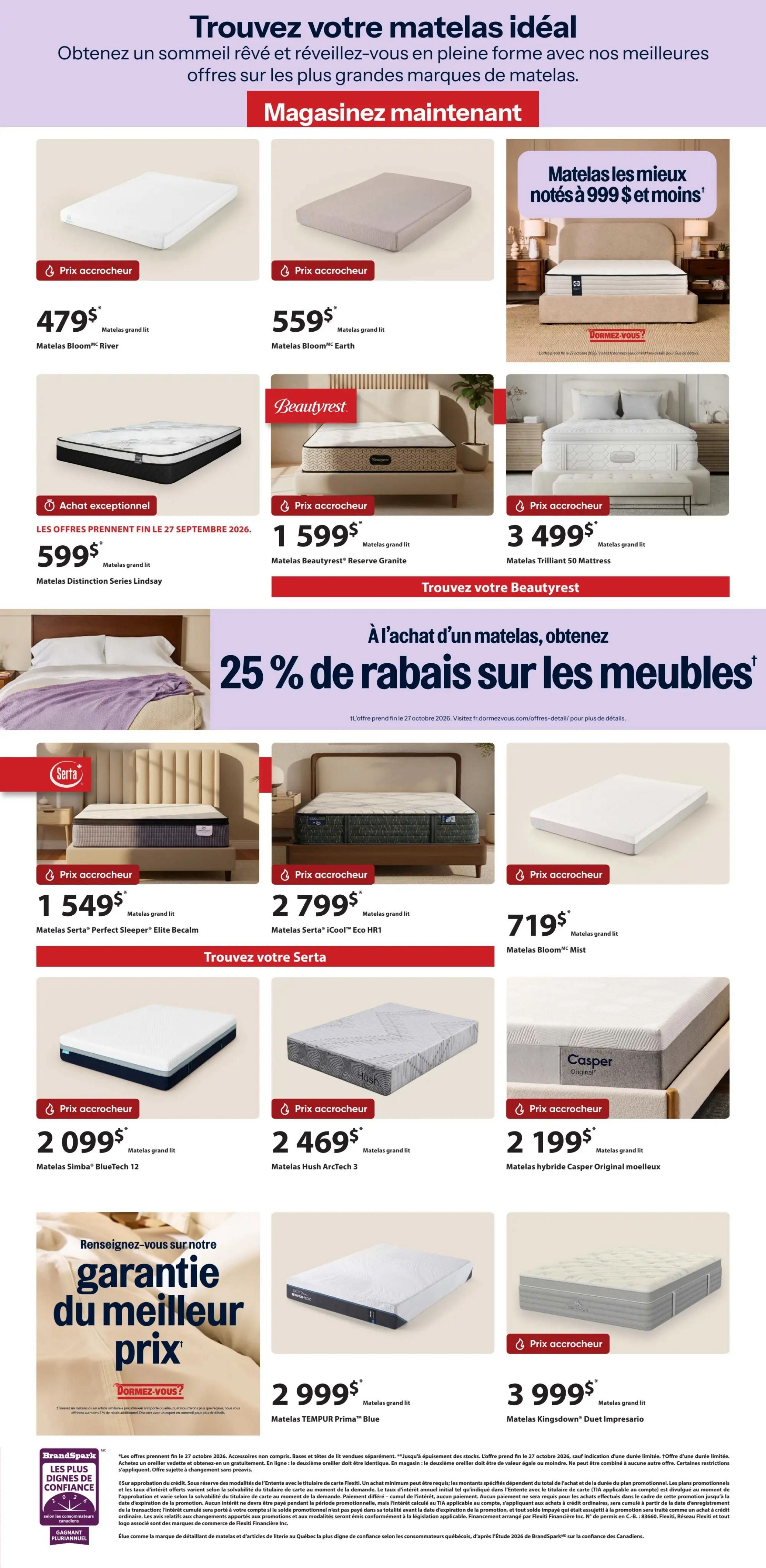 Dormez-vous Flyer September 23 to 29