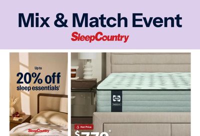 Sleep Country Flyer September 23 to 29