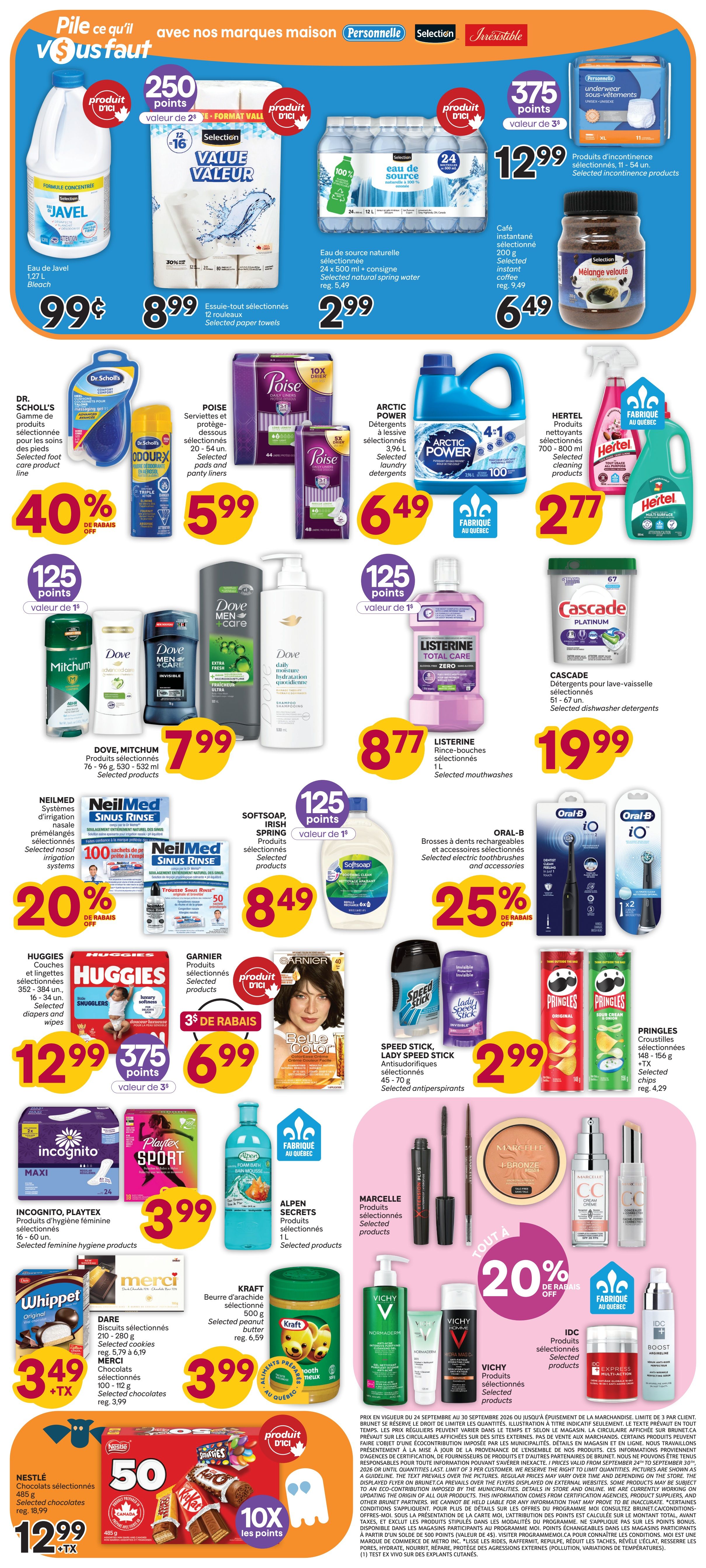 Brunet Flyer September 24 to 30