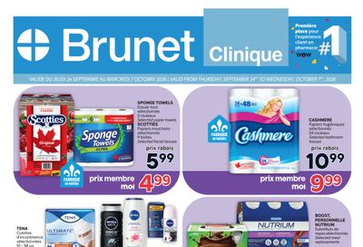 Brunet Clinique Flyer September 24 to October 7