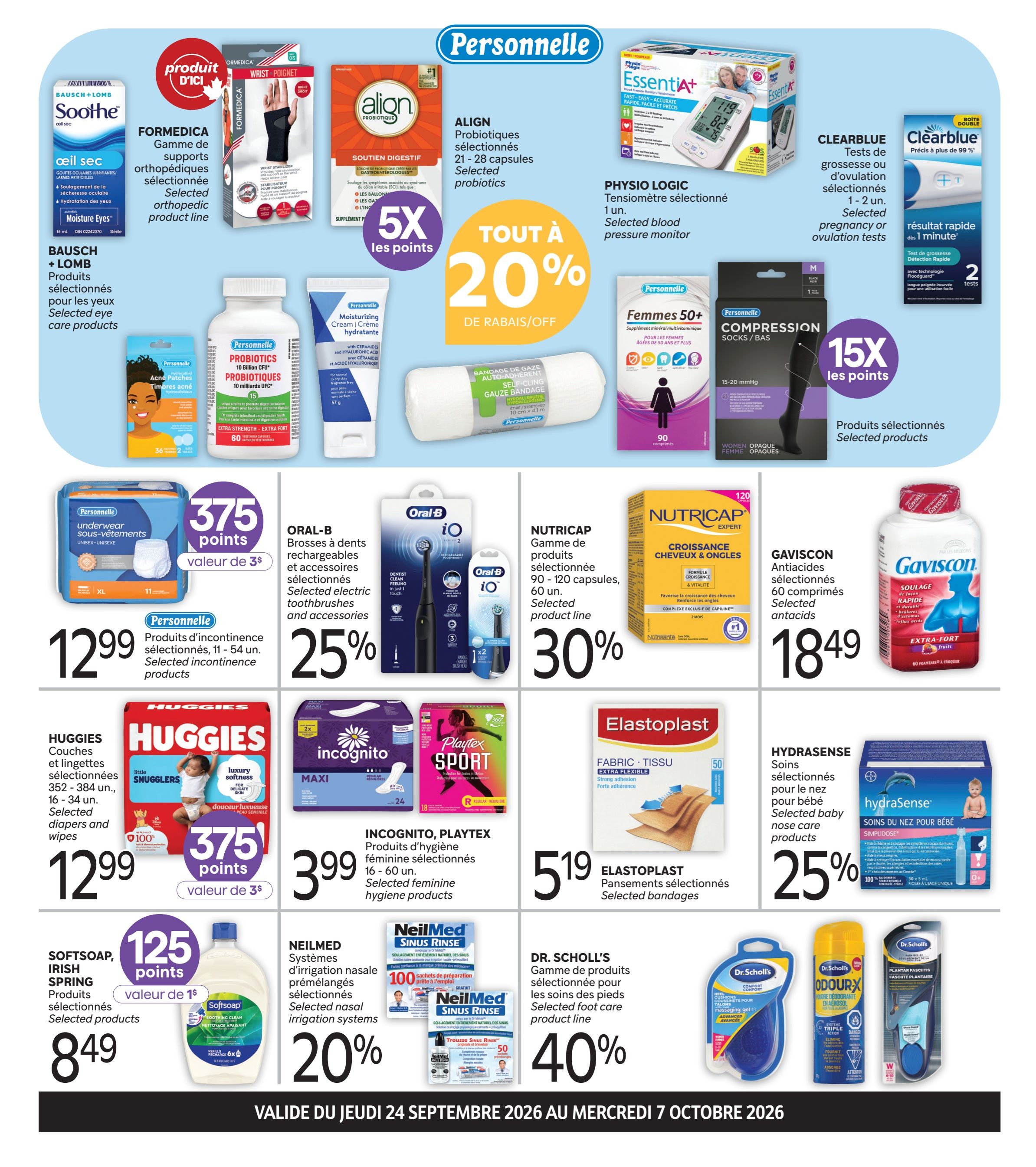 Brunet Clinique Flyer September 24 to October 7