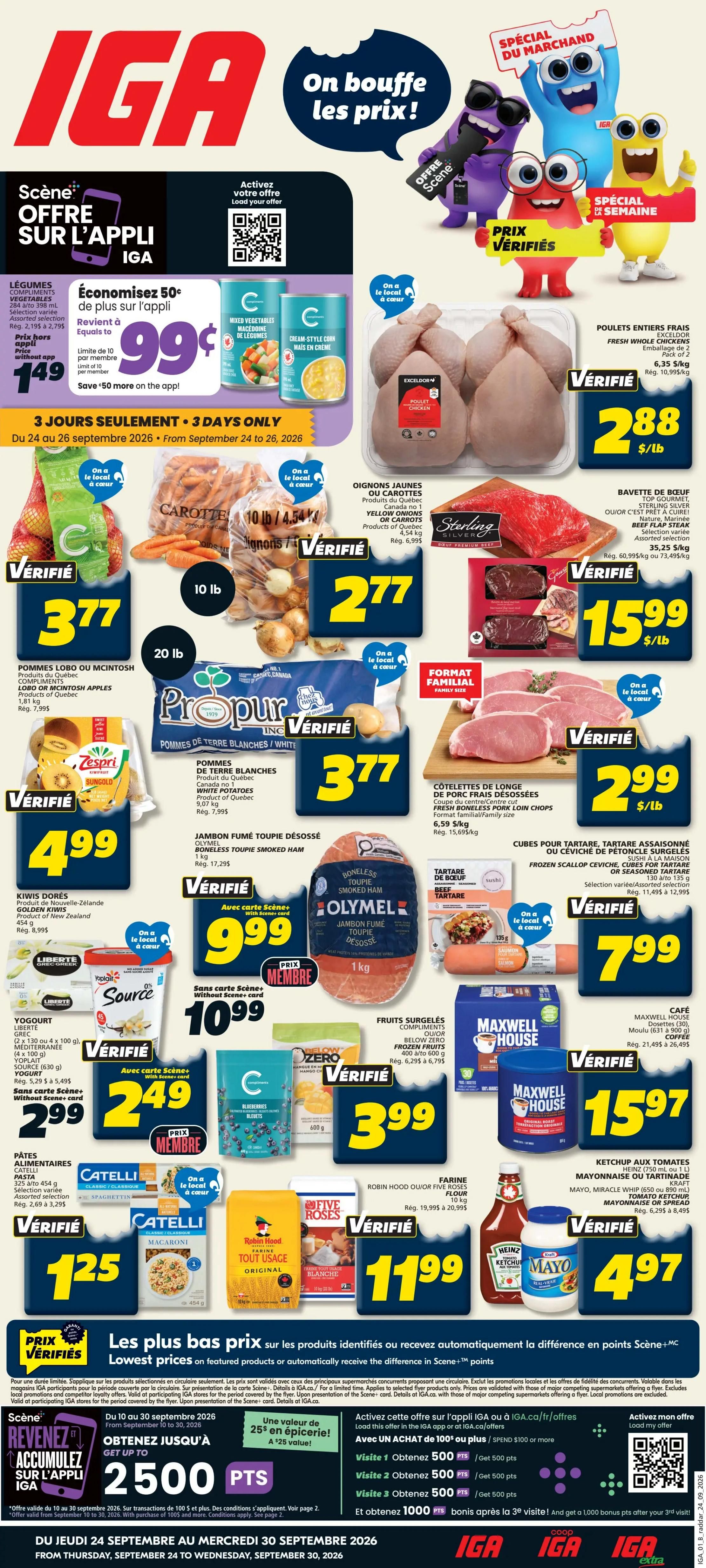 IGA (QC) Flyer September 24 to 30