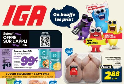 IGA (QC) Flyer September 24 to 30