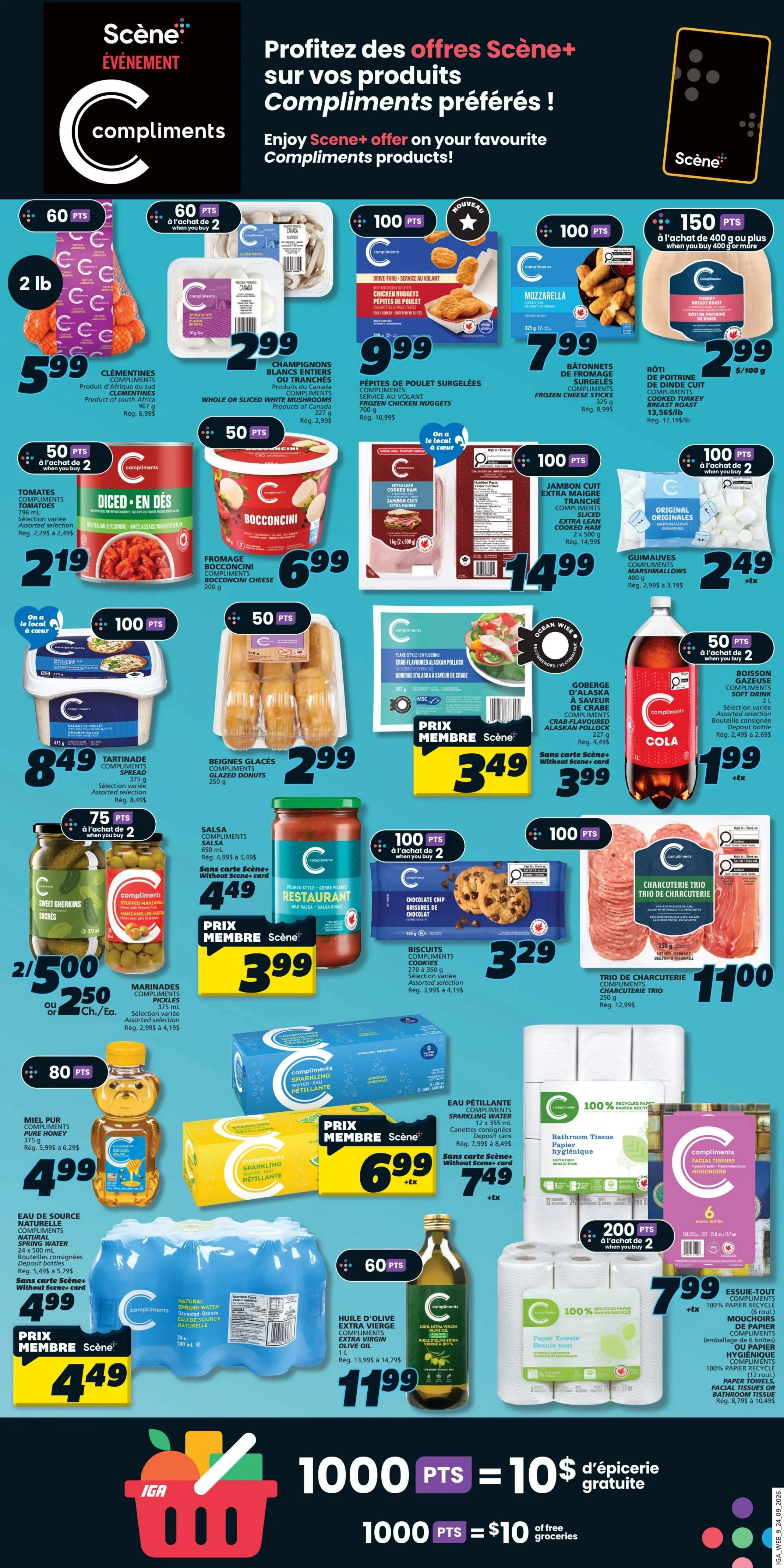 IGA (QC) Flyer September 24 to 30