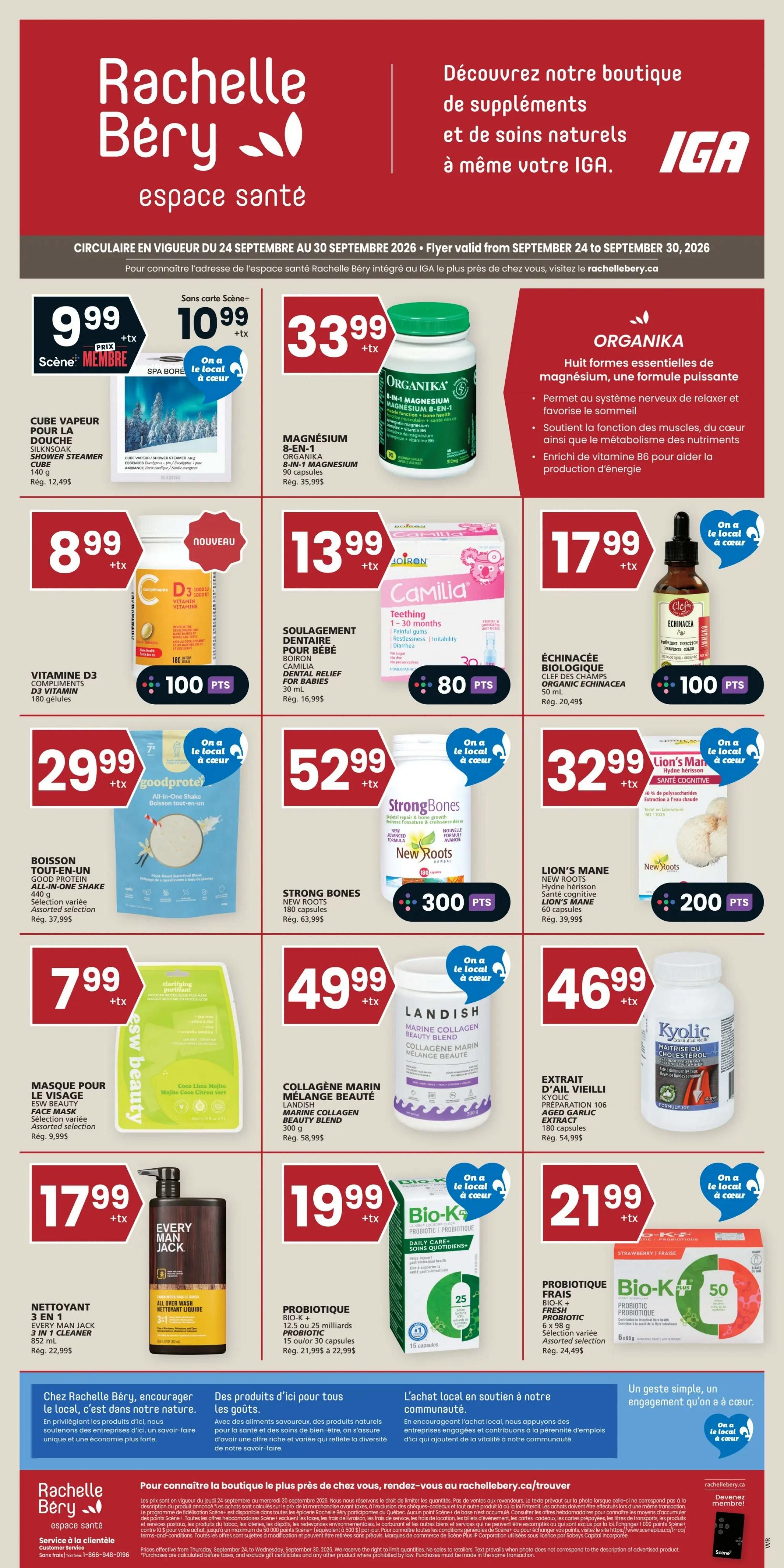 IGA (QC) Flyer September 24 to 30