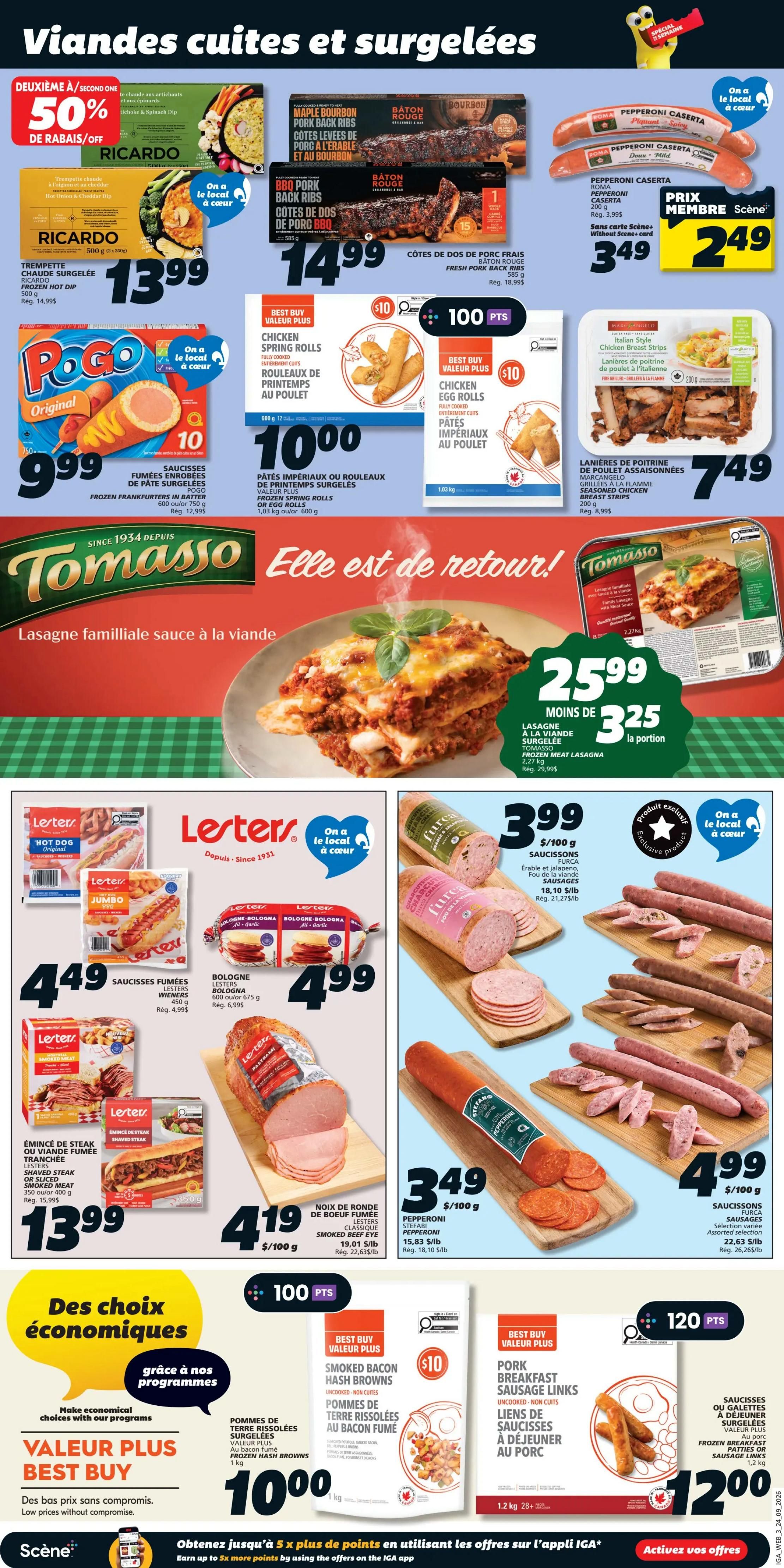 IGA (QC) Flyer September 24 to 30