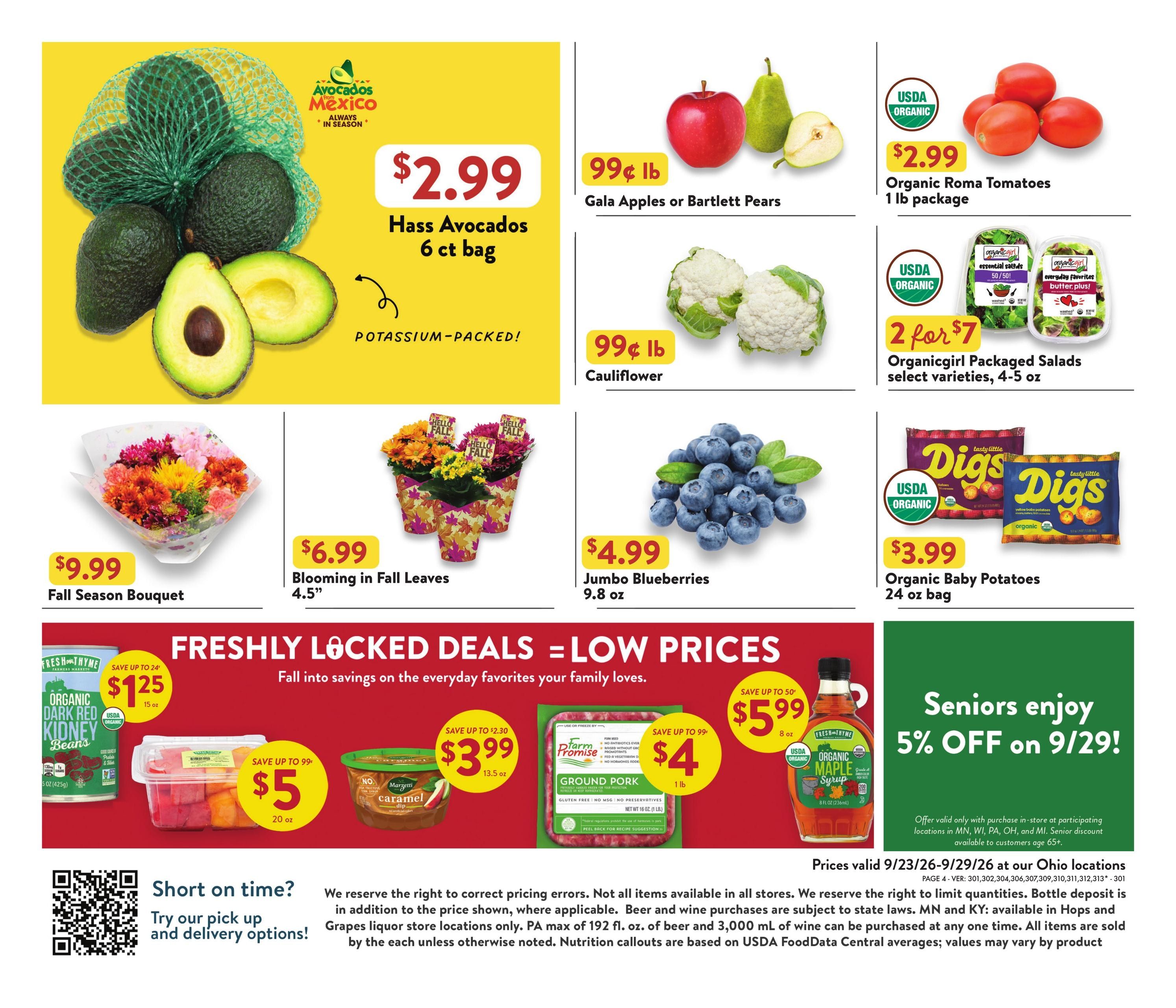 Fresh Thyme Market (Akron Area, OH) Weekly Ad September 23 - 29, 2026