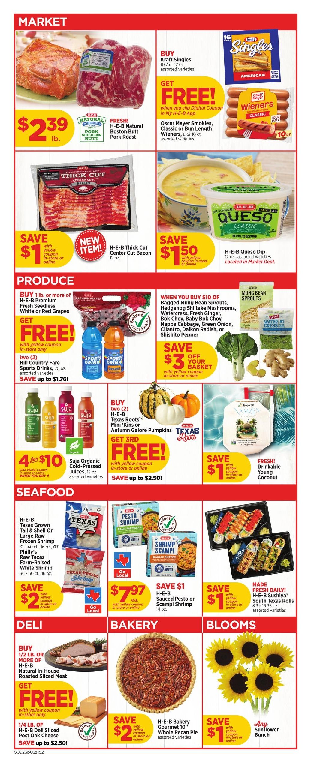 H-E-B (Allen Area, TX) Weekly Ad September 23 - 29, 2026