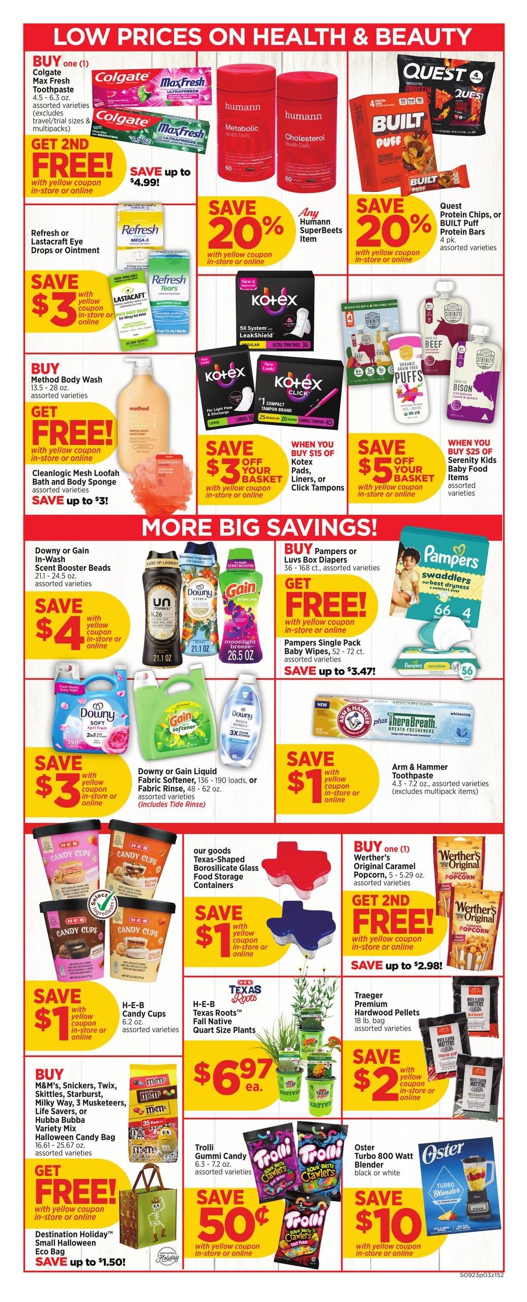H-E-B (Allen Area, TX) Weekly Ad September 23 - 29, 2026