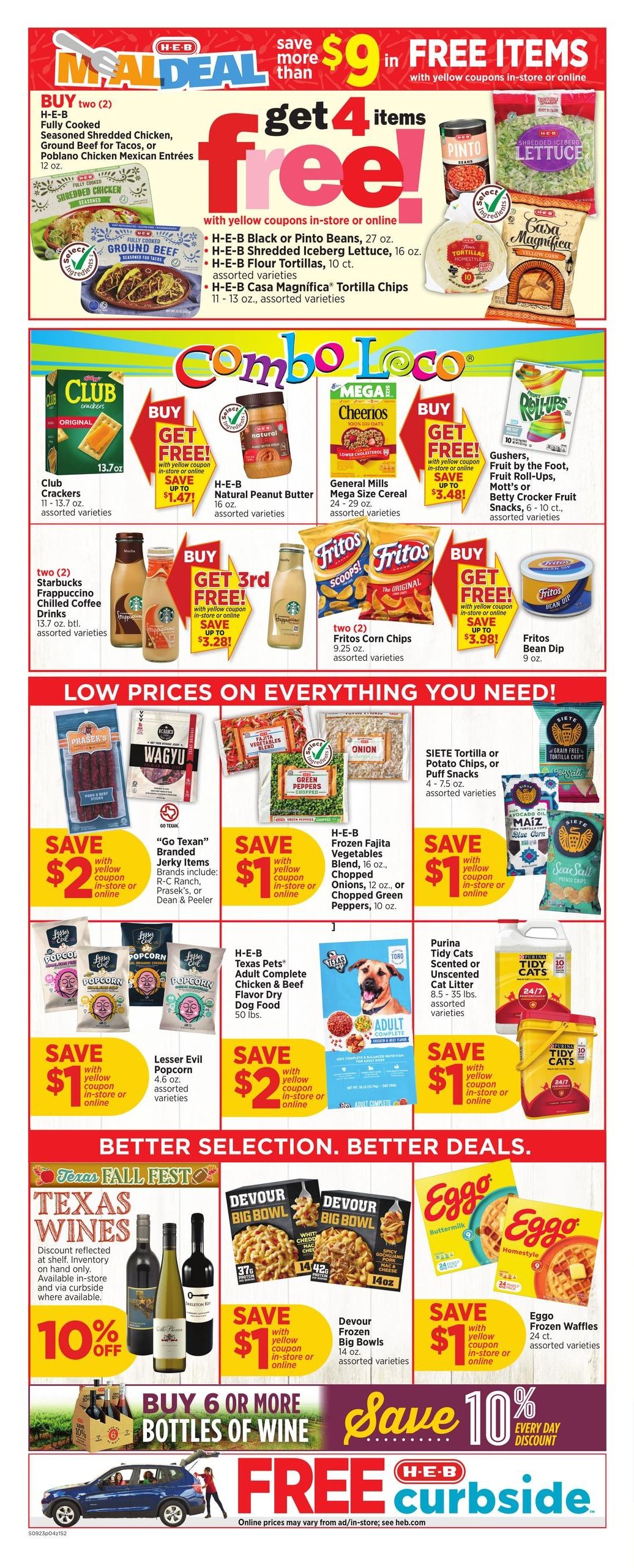 H-E-B (Allen Area, TX) Weekly Ad September 23 - 29, 2026