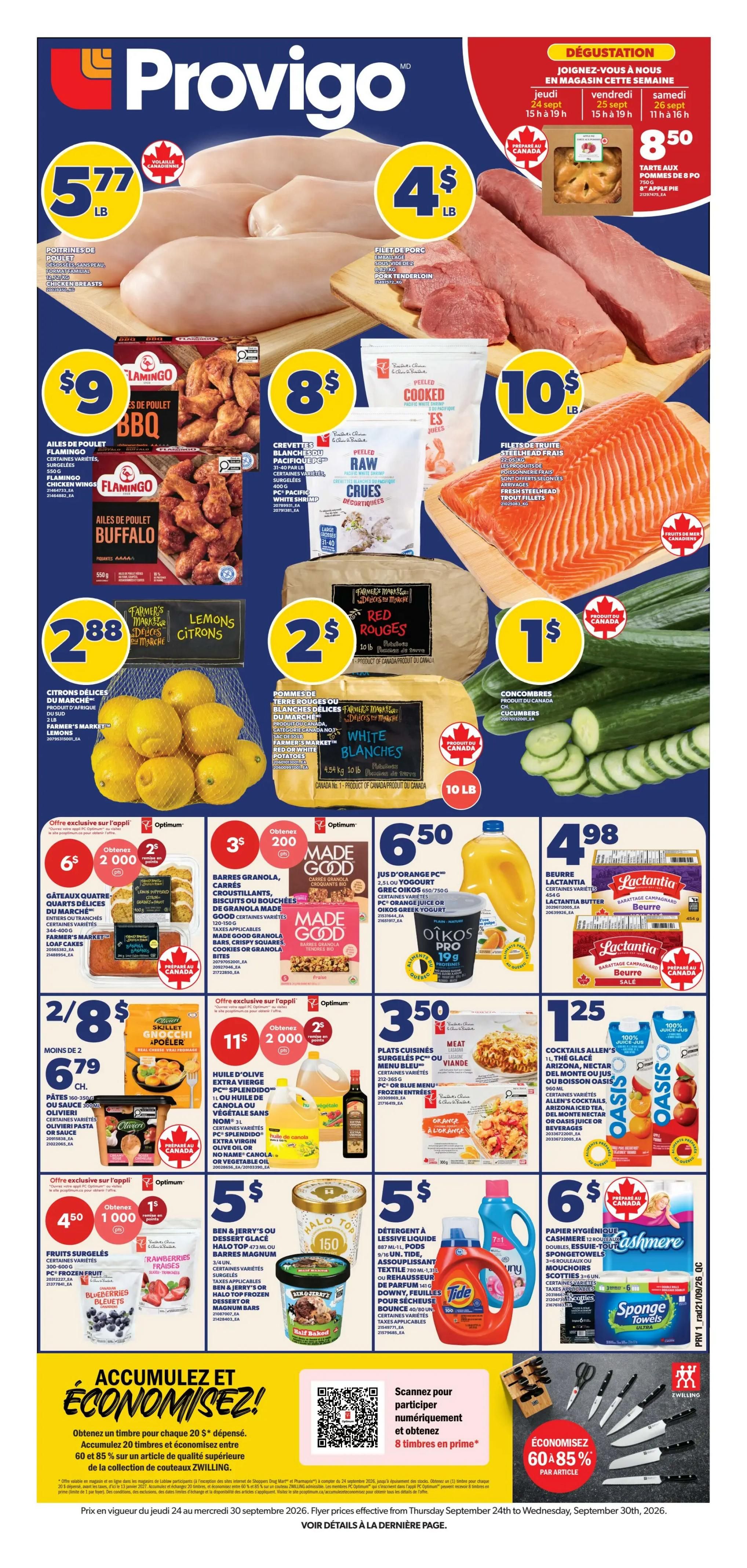 Provigo Flyer September 24 to 30